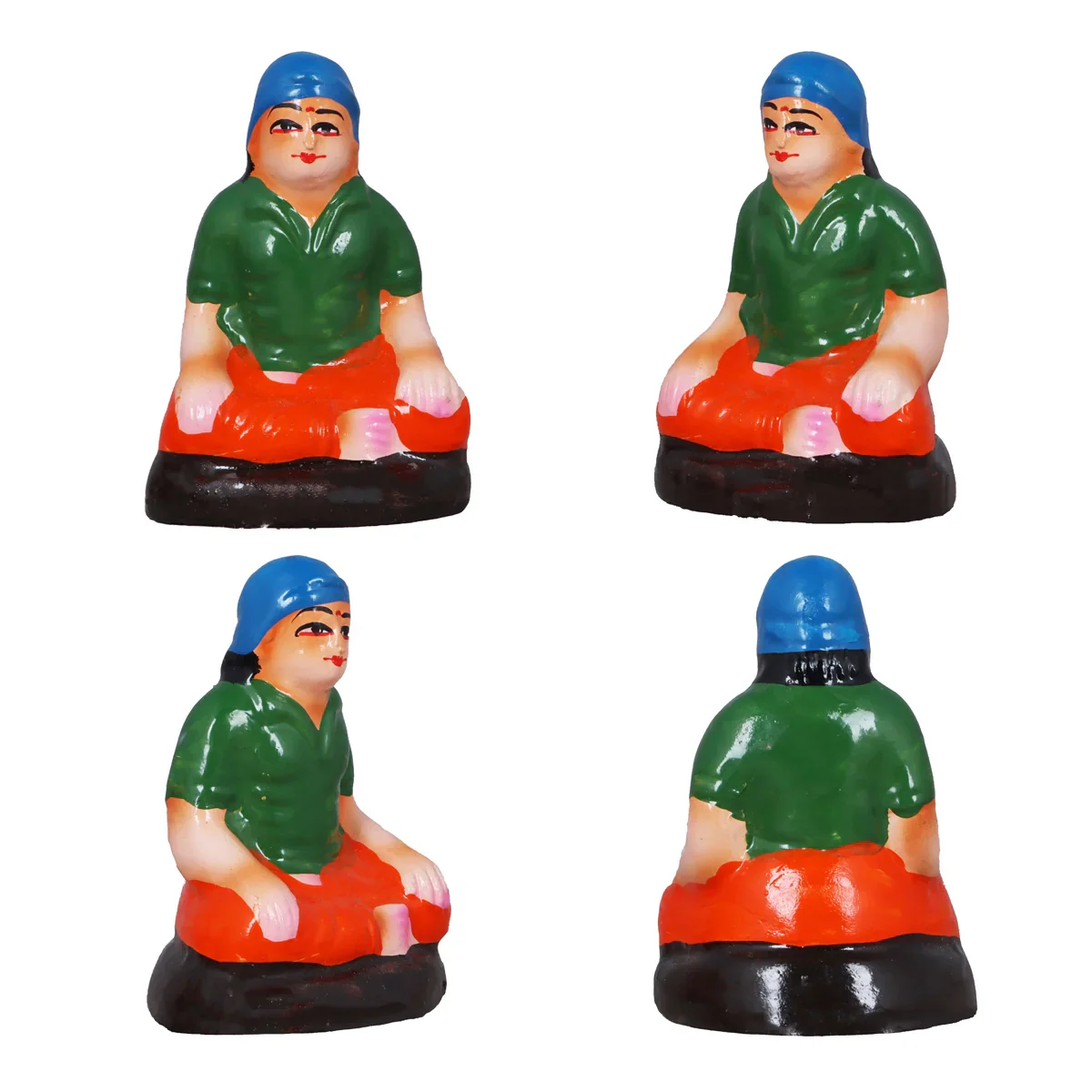 Kalyanam Set - 7 x 2.5 Inches | Giri Golu Statue/ Clay Statue/ Marriage Set/ Navarathri Doll - Image 13