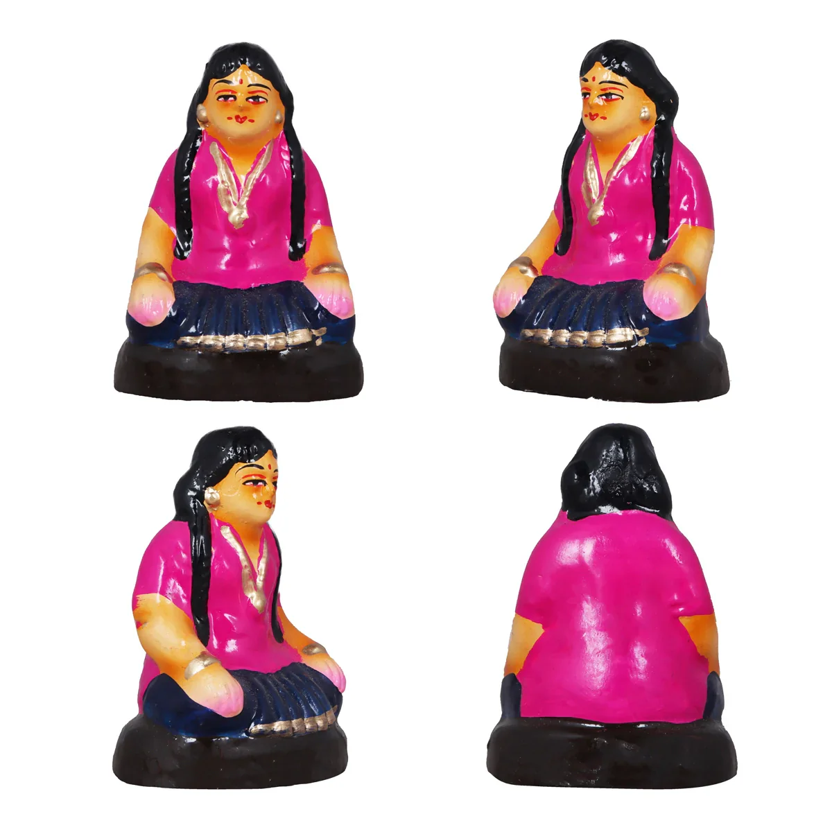 Kalyanam Set - 7 x 2.5 Inches | Giri Golu Statue/ Clay Statue/ Marriage Set/ Navarathri Doll - Image 15