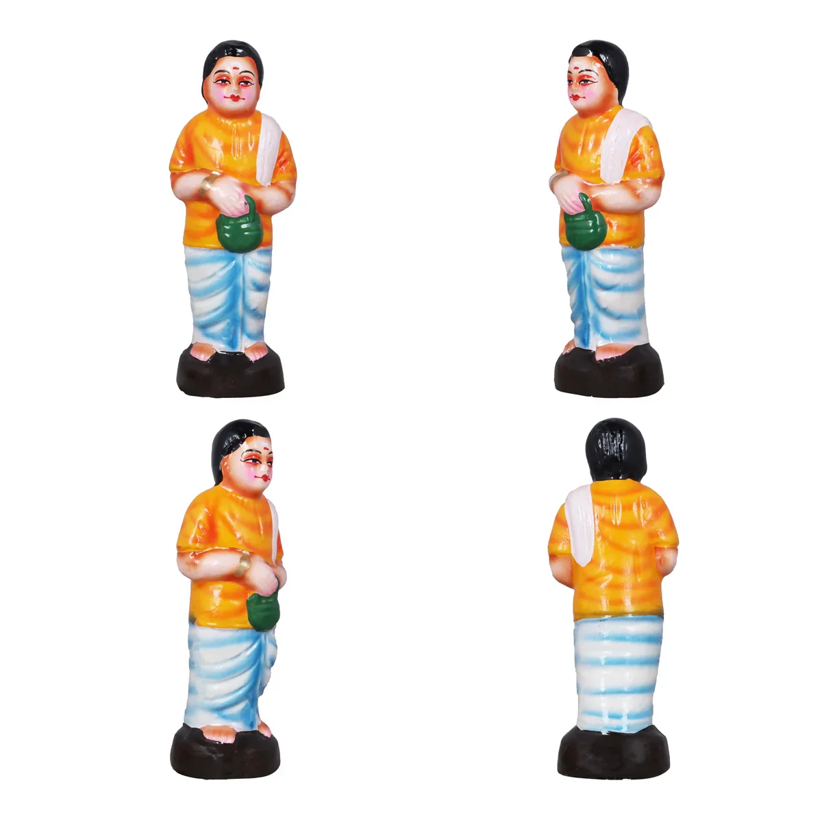 Kalyanam Set - 7 x 2.5 Inches | Giri Golu Statue/ Clay Statue/ Marriage Set/ Navarathri Doll - Image 8