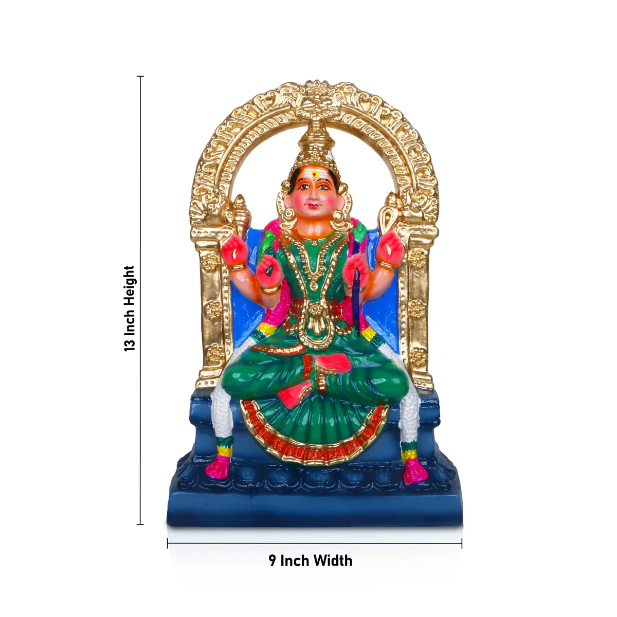 Kamakshi Paper Mache Golu Bommai - 13 Inches | Giri Golu Doll/ Navaratri Golu Bomma/Gombe/Bommai - Image 5