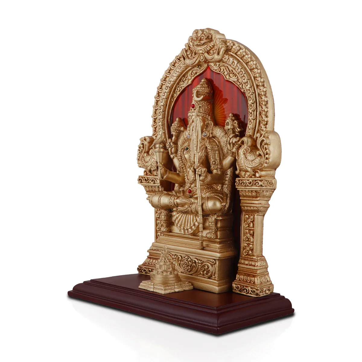 Kamakshi Idol - 9.5 x 7 Inches | Resin Kamakshi Statue for Pooja - Image 3