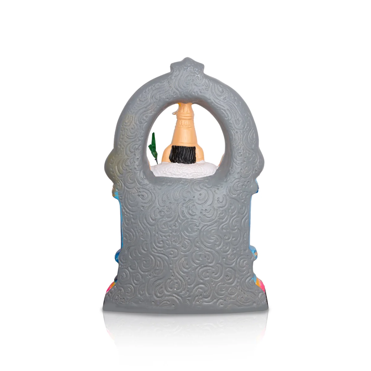 Kamakshi Idol Paper Mache Golu Bommai - 12 X 8 Inches | Navaratri Golu Gombe/ Giri Golu Doll/ Navratri Decor - Image 5