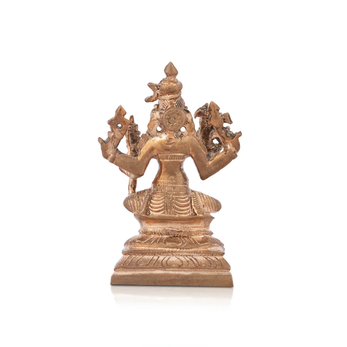 Kamakshi Statue - 3 x 1.75 Inches | Kamakshi Idol/ Panchaloha Kamakshi Idol for Pooja/ 125 Gms Approx - Image 4