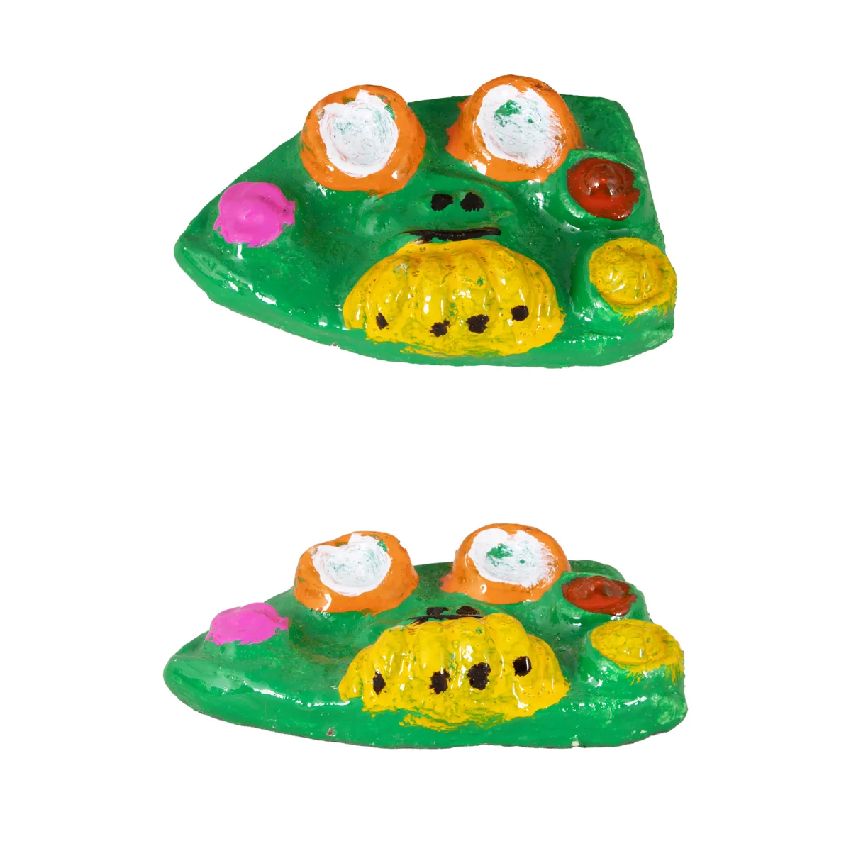 Kamakshi Vilakku Pooja Clay Golu Bommai Set - 10 x 5.5 Inches | Giri Golu Doll/ Navaratri Golu Bomma/Gombe/Bommai - Image 9