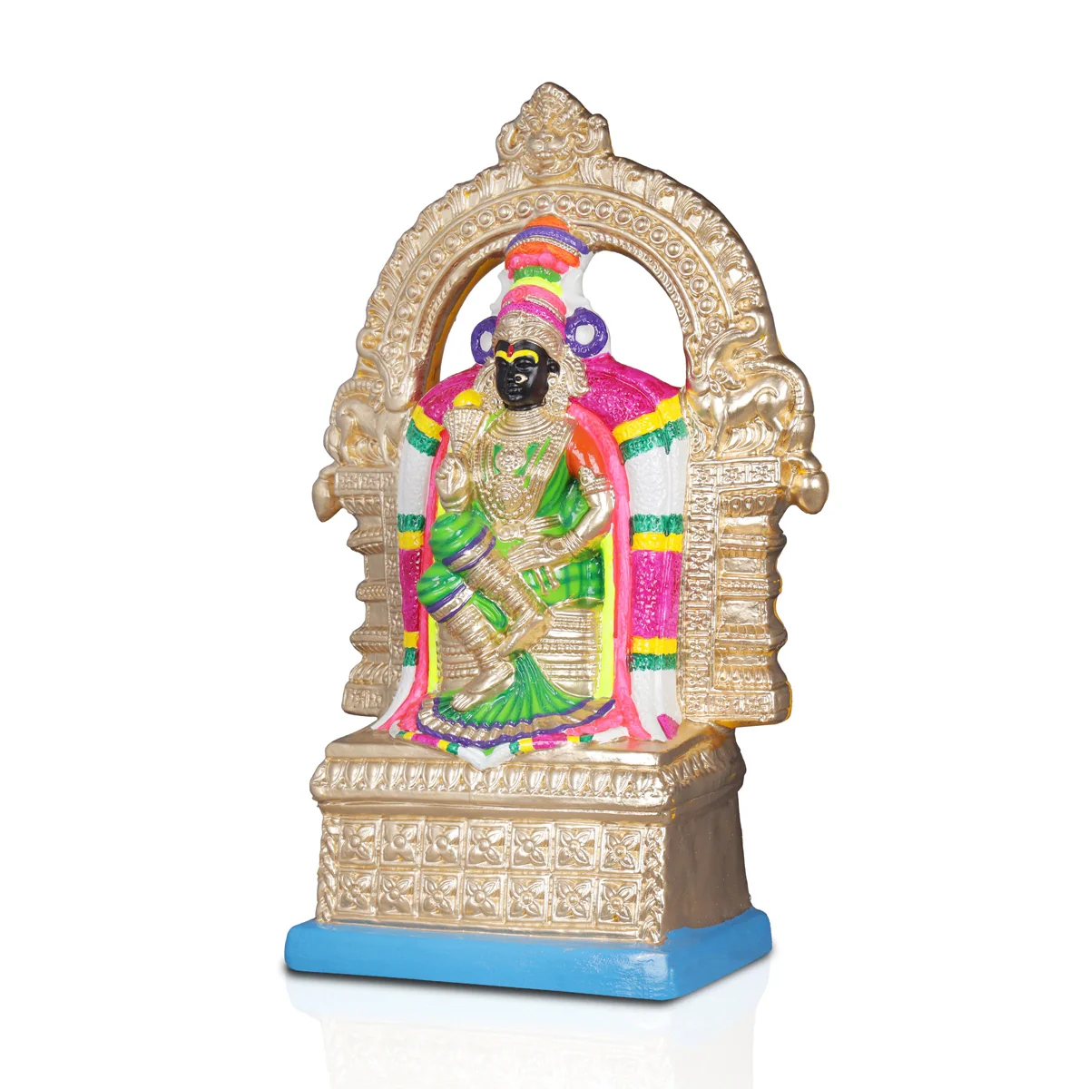 Kamalambal Paper Mache Golu Bommai - 16 x 10 Inches | Giri Golu Doll/ Navaratri Golu Bomma/ Bommai/ Gombe - Image 2