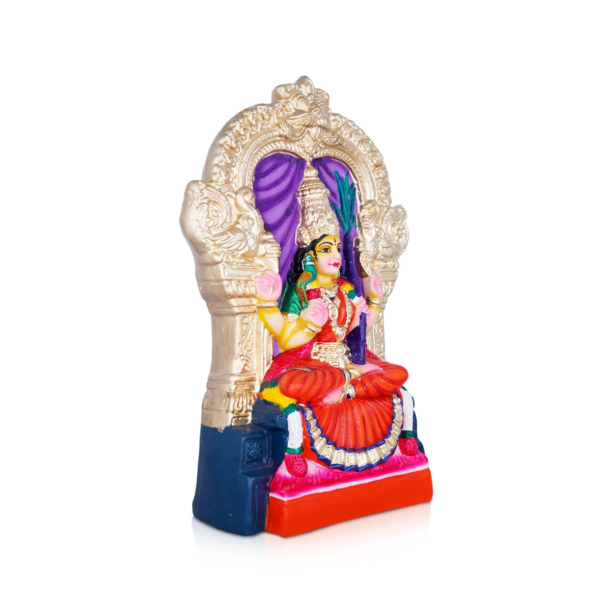 Kamakshi Paper Mache Golu Bommai - 12 x 6 Inches | Giri Golu Doll/ Navaratri Golu Bomma/Gombe/Bommai - Image 2