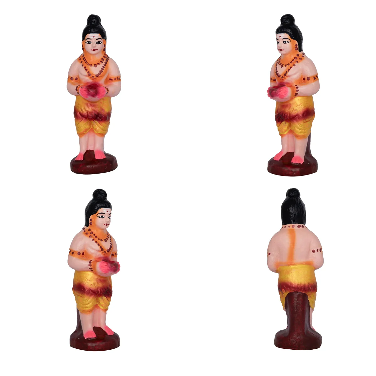 Kanagadhara Clay Golu Bommai Set - 8 x 10 Inches | Giri Golu Doll/ Navaratri Golu Bomma/ Gombe/ Bommai - Image 5