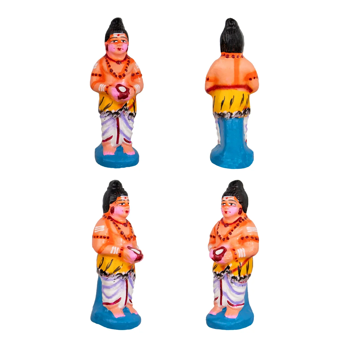 Kanakadhara Clay Golu Bommai Set - 7 x 10 Inches | Giri Golu Doll/ Navaratri Golu Bomma/Gombe/Bommai - Image 4