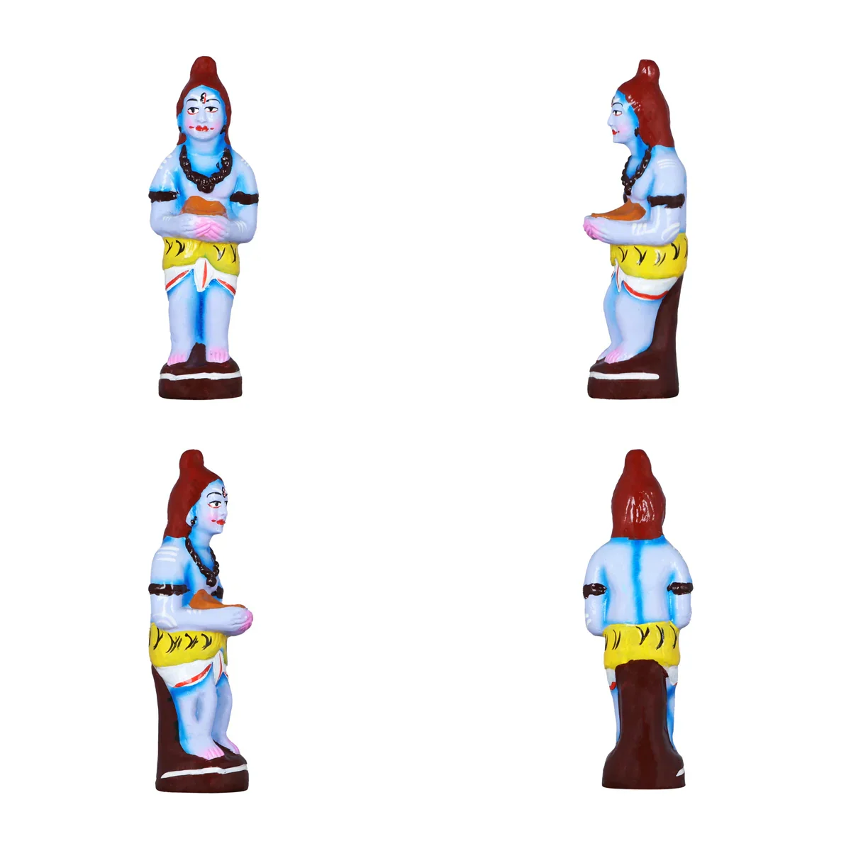 Kanakadhara Clay Golu Bommai Set - 9 x 7 Inches | Giri Golu Doll/ Navaratri Golu Bomma/Gombe/Bommai - Image 4
