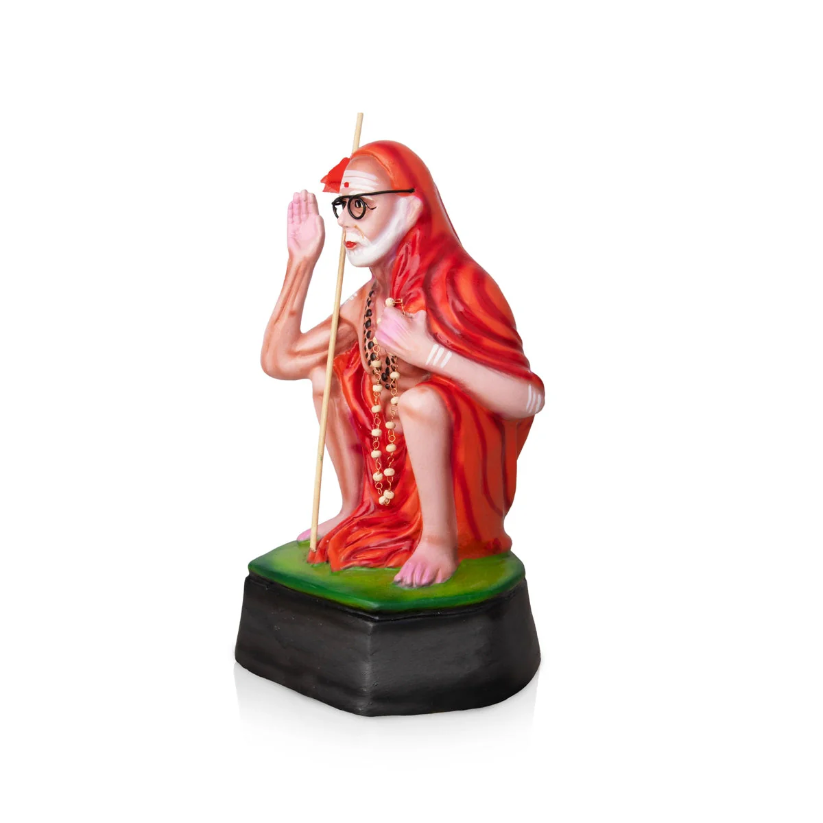 Kanchi Maha Periyava Paper Mache Golu Bommai - 10 X 6 Inches | Navaratri Gombe/ Giri Golu Doll/ Navratri Decor - Image 3
