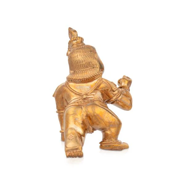 Crawling Krishna Idol - 3 Inches | Little Krishna Statue/ Panchaloha Statue for Pooja/ 375 Gms Approx - Image 3