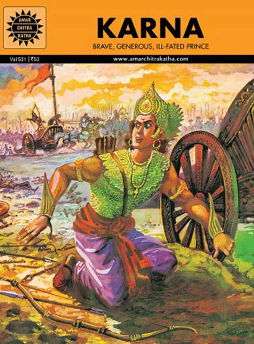 Karna - Brave, Generous, Ill - Fated Prince - English | by Kamala Chandrakant/ Story Book - Image 2