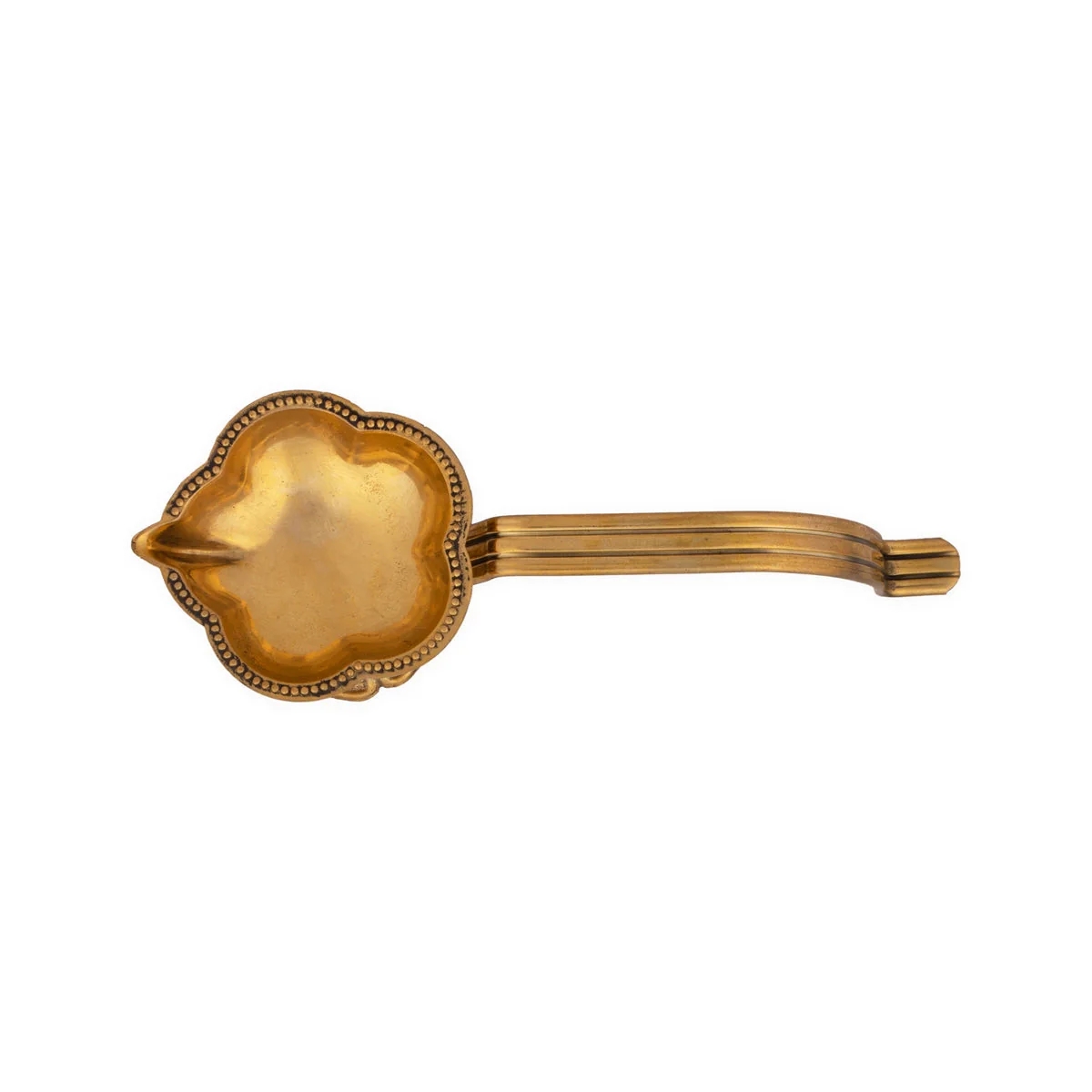 Karpura Aarti With Handle - 1.5 X 5 Inches | Brass Camphor Aarti/ Arti Spoon/ Ritual Aarti For Temple & Pooja - Image 4