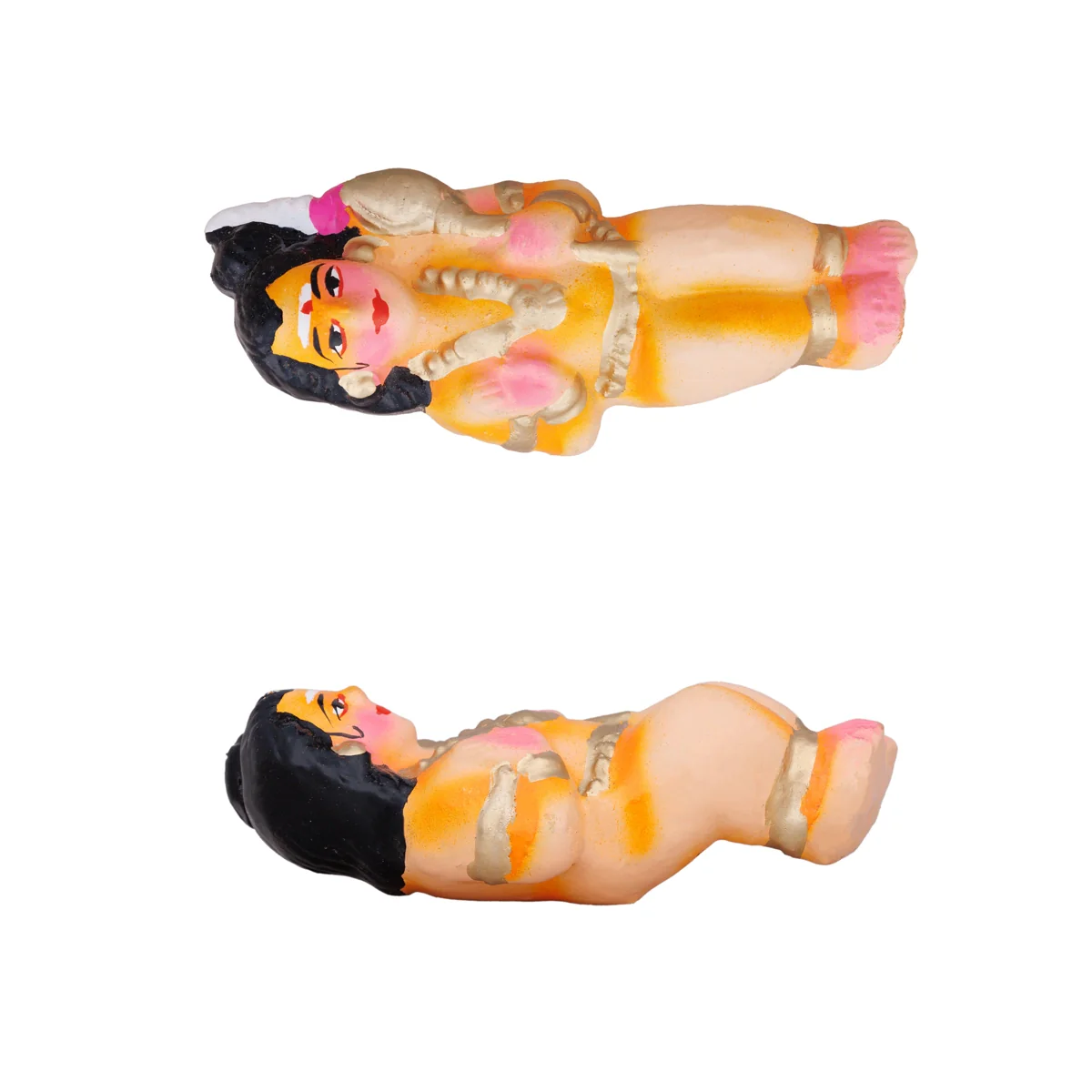 Karthigai Pengal Clay Golu Bommai Set - 10 X 9.5 Inches | Navaratri Golu Gombe/ Giri Golu Doll/ Navratri Decor - Image 8
