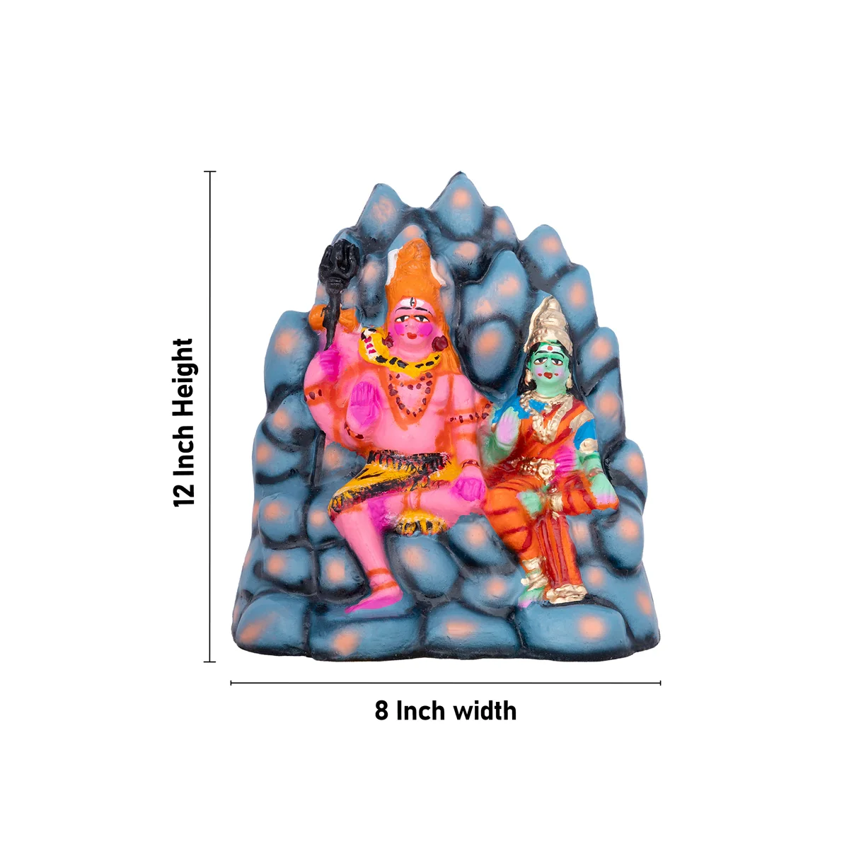 Karthigai Pengal Clay Golu Bommai Set - 12 x 8 Inches | Giri Golu Doll/ Navaratri Golu Bomma/Gombe/Bommai - Image 6