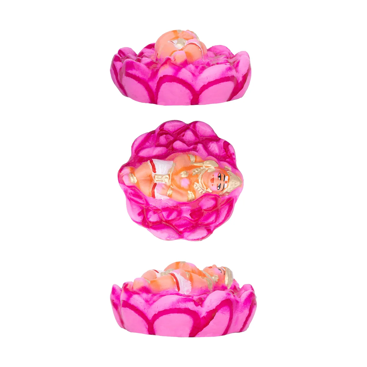 Karthigai Pengal Clay Golu Bommai Set - 12 x 8 Inches | Giri Golu Doll/ Navaratri Golu Bomma/Gombe/Bommai - Image 7