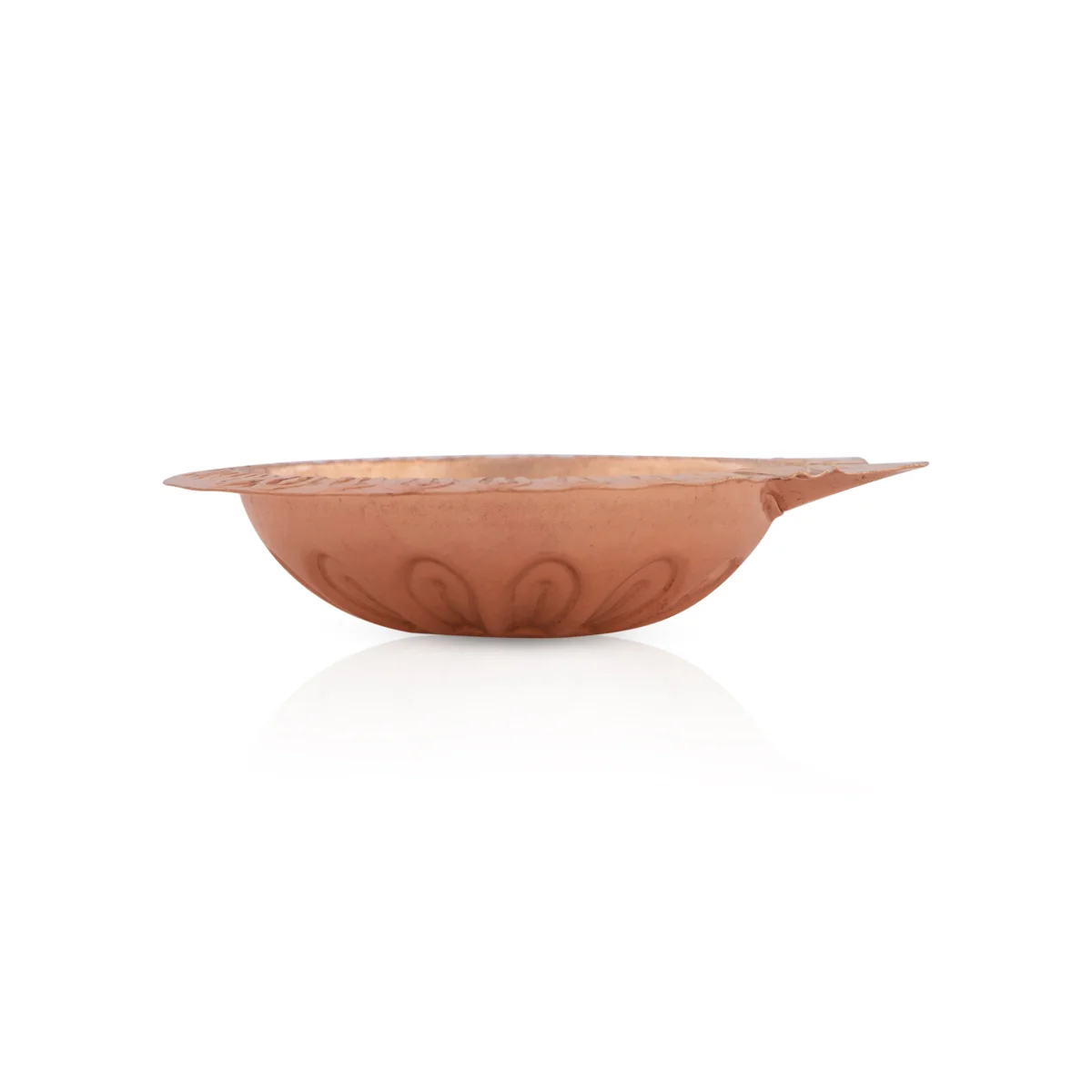 Kartik Deepam - 0.5 x 2.25 Inches | Copper Agal Lamp/ Designed Karthik Deepam for Pooja/ 4 Gms Approx - Image 3