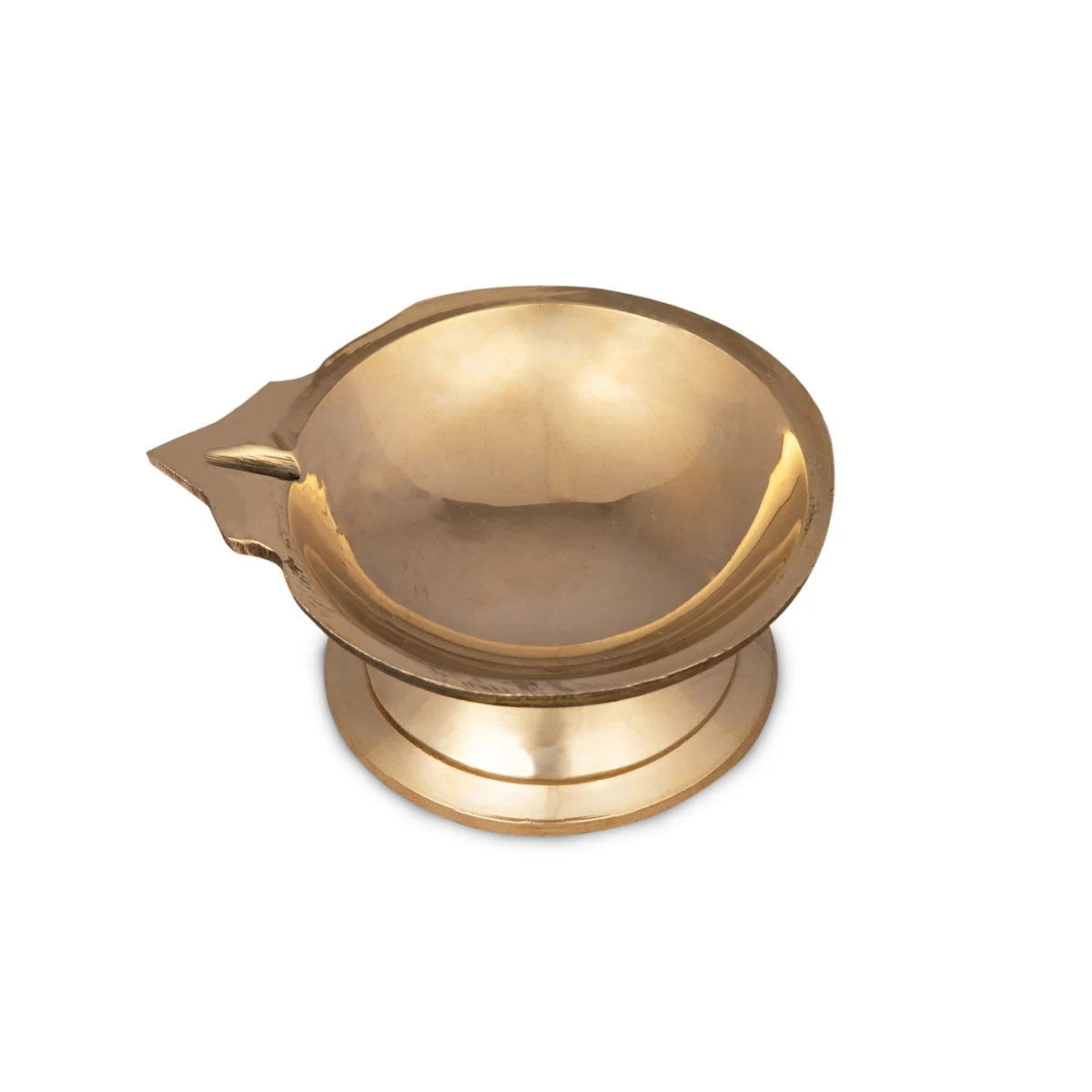 Kartik Deepam With Base - 1 x 2 Inches | Brass Lamp/ Agal Vilakku Deepam/ Karthik Deepam for Home - Image 3