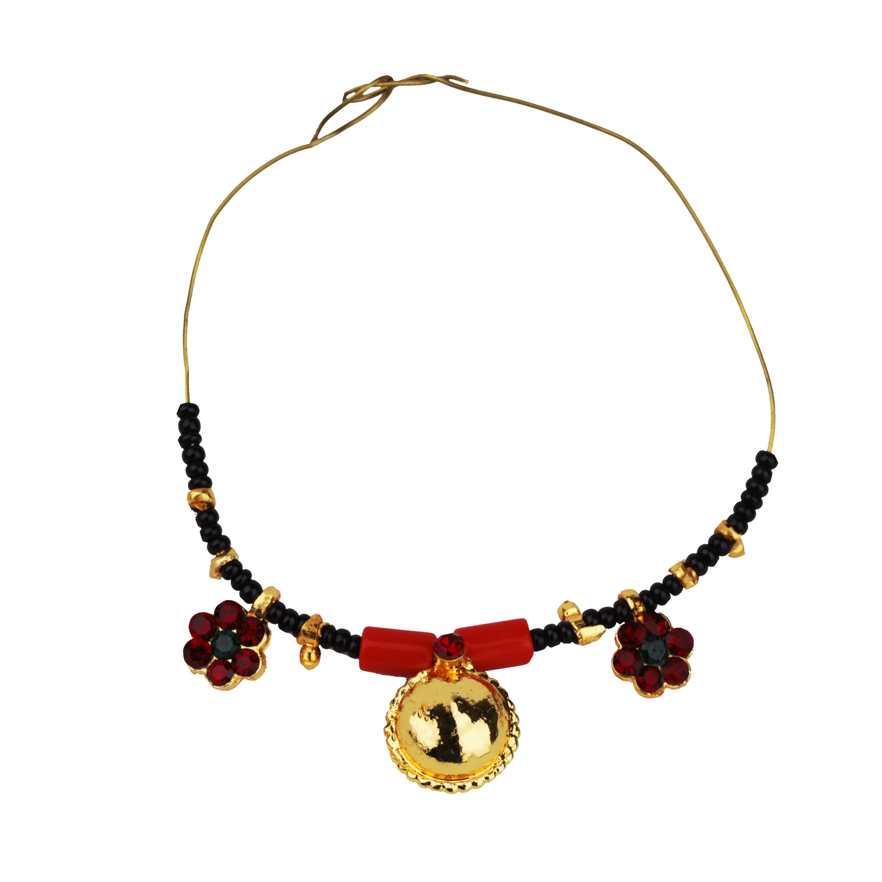 Karugamani - 1.5 Inch | Mangalsutra/ Black Mangal Sutra/ Jewellery for Deity - Image 3