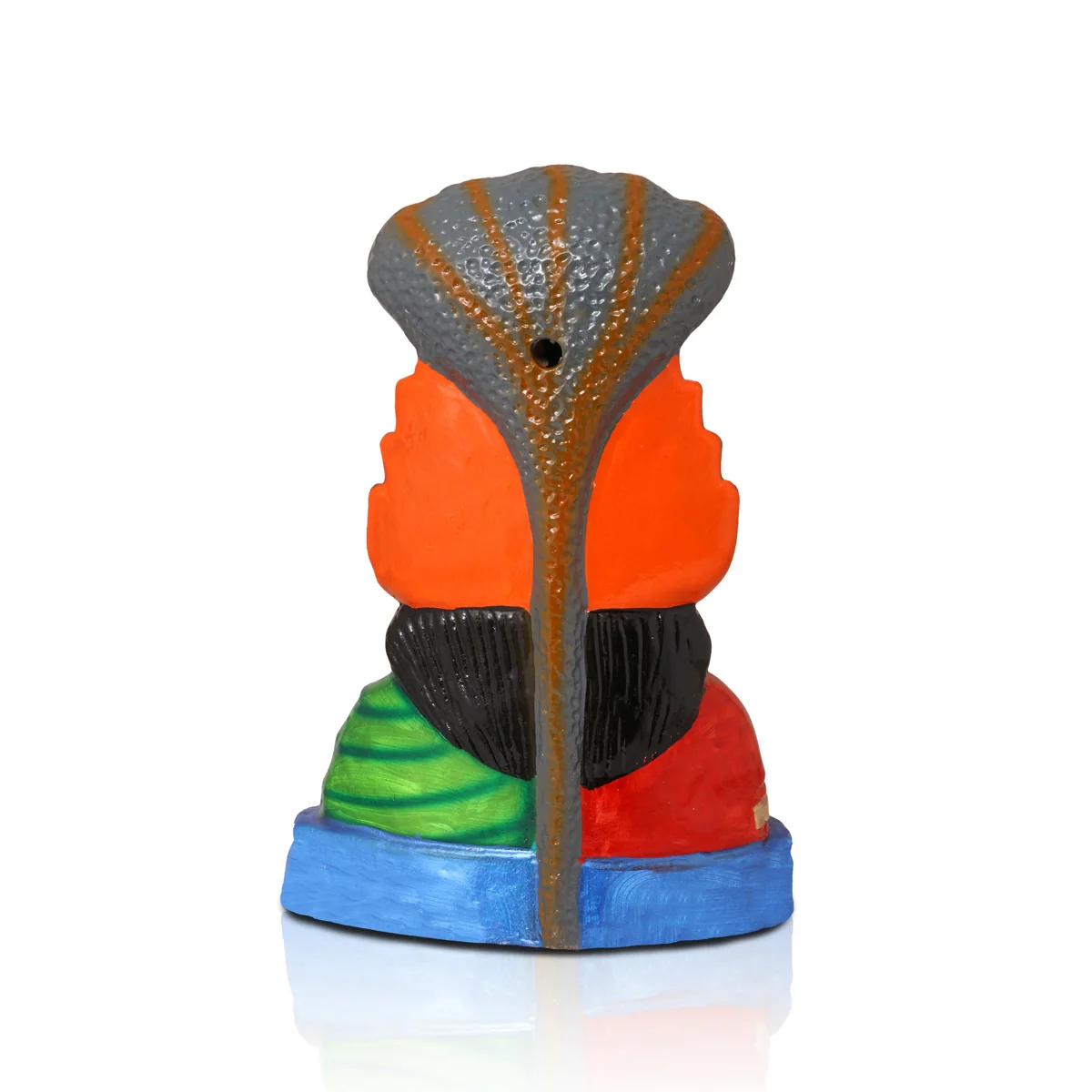 Karumari Amman Clay Golu Bommai - 14 x 10 Inches | Giri Golu Doll/ Navaratri Golu Bomma/Gombe/Bommai - Image 4