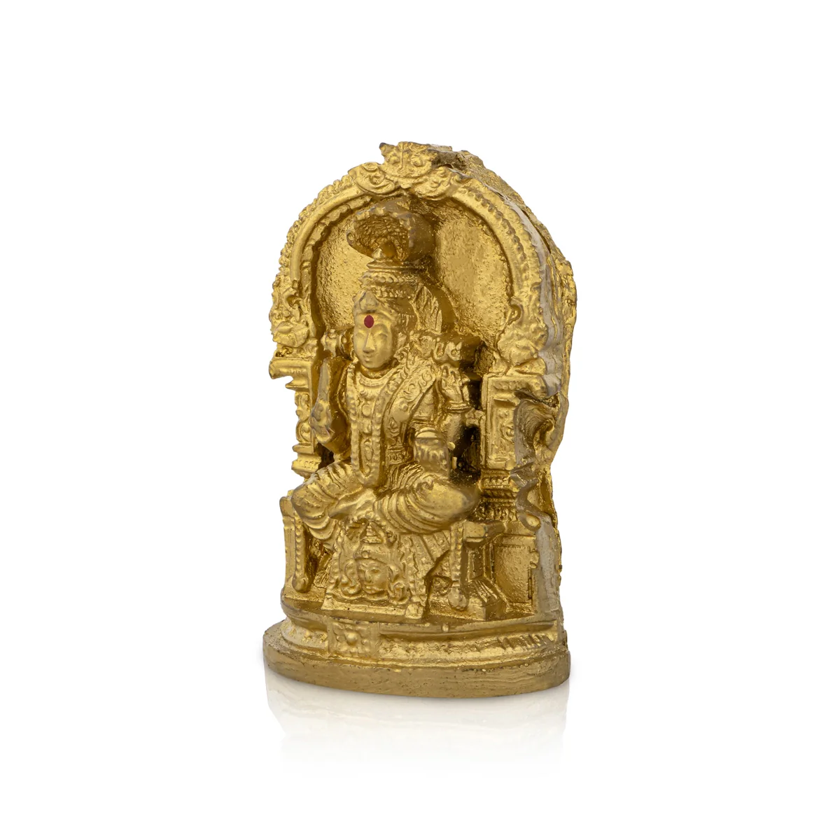 Karumari Amman Statue - 3 x 2 Inches | Resin Statue/ Karumari Amman Murti for Pooja - Image 2