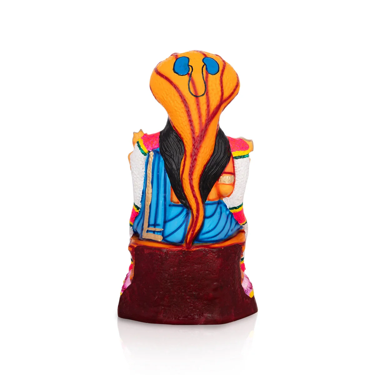 Karumariamman Statue Paper Mache Golu Bommai- 16 X 8.5 Inches | Navaratri Gombe/ Giri Golu Doll/Navratri Decor - Image 4