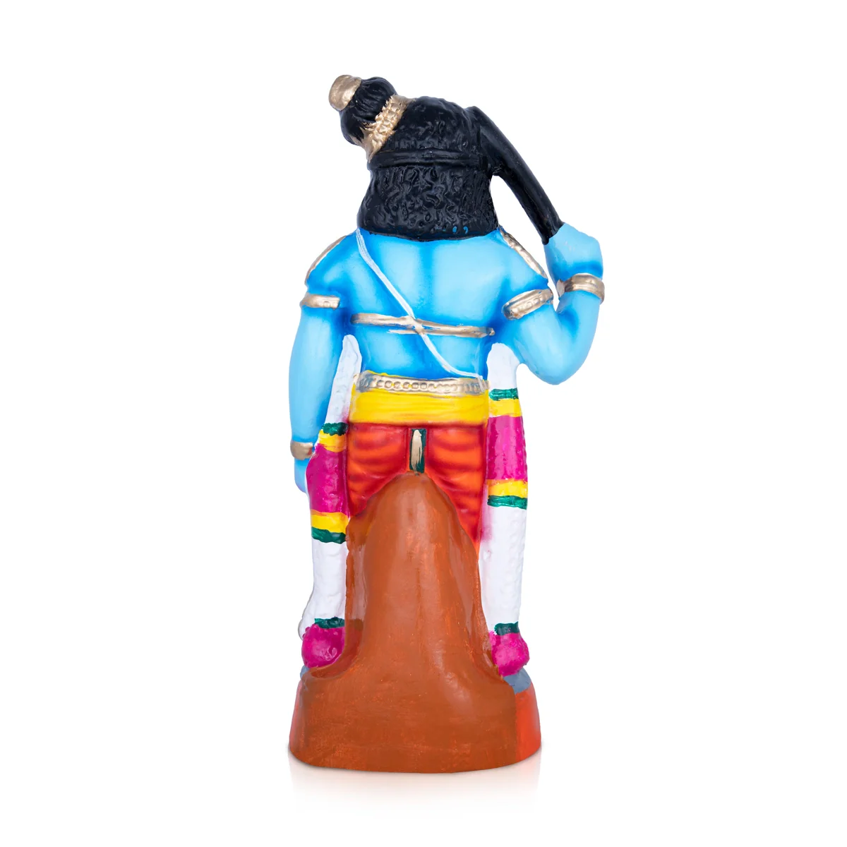 Karuppanna Swamy Paper Mache Golu Bommai - 12 x 5 Inches | Giri Golu Doll/ Navaratri Golu Bomma/Gombe/Bommai - Image 5