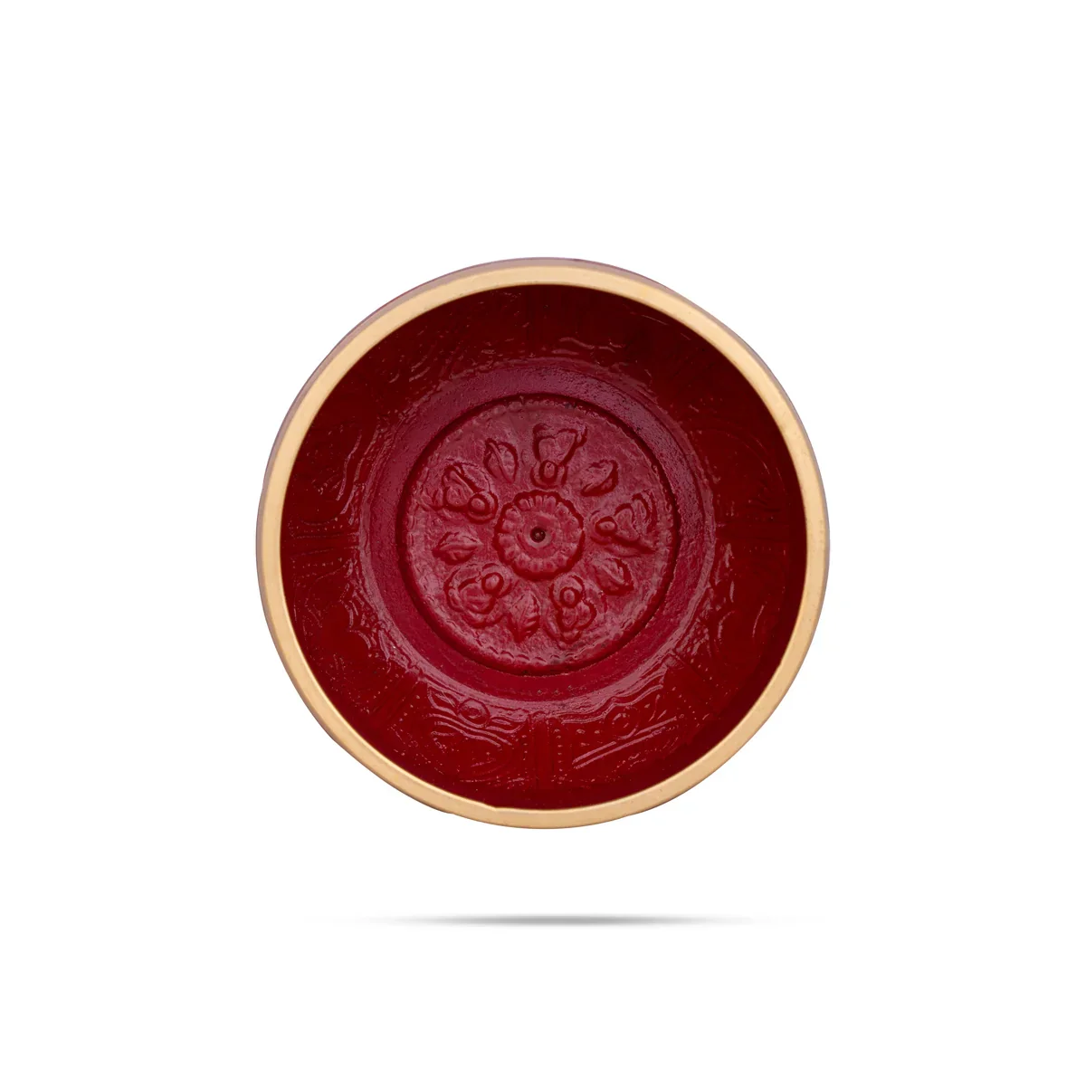 Kasa Om Bowl Enamel with Stick - 2 x 3.8 Inches | Singing Bowl/ Bronze Bowl/ 360 Gms Approx - Image 3