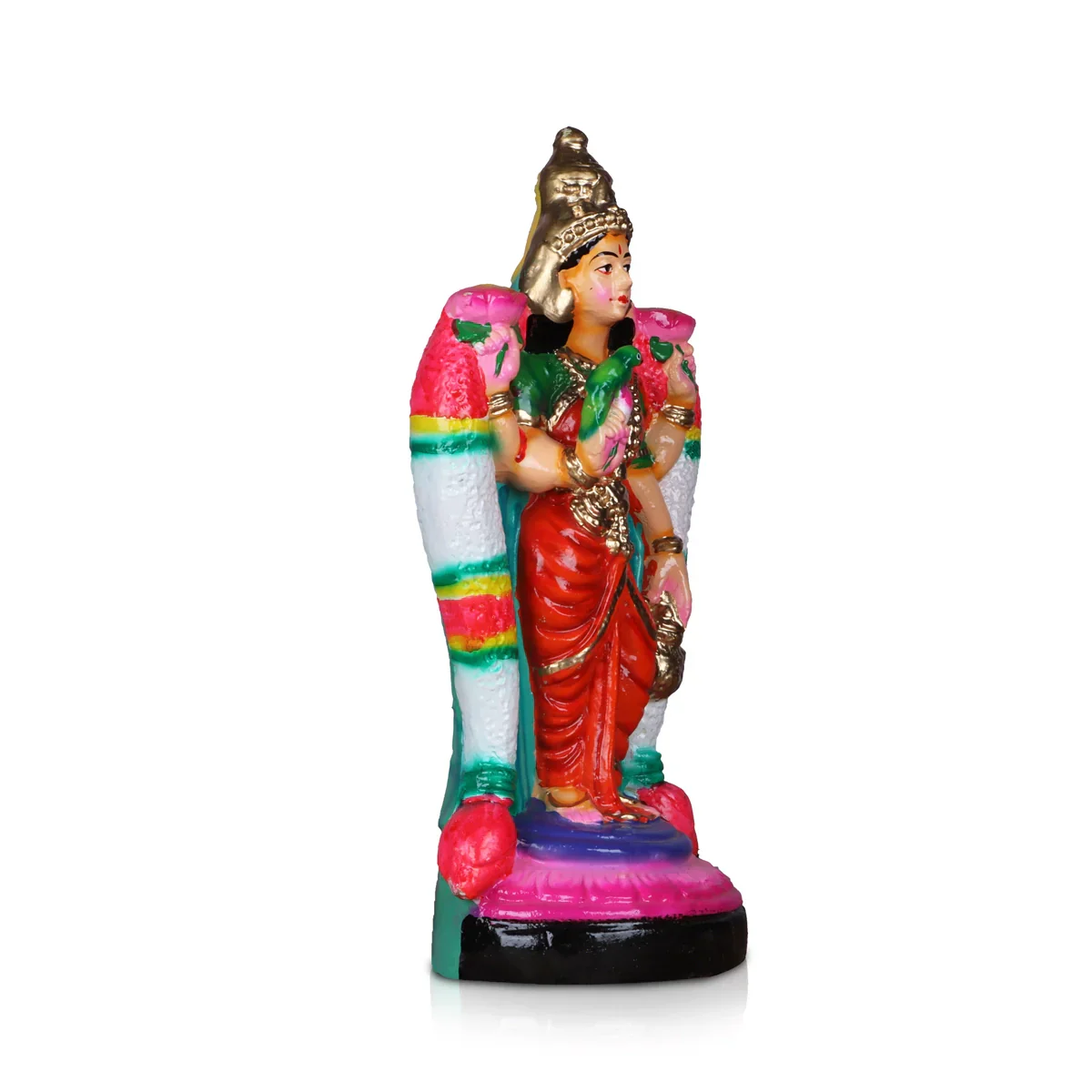 Kasi Vishalakshi Clay Golu Bommai - 16 Inches | Giri Golu Doll/ Navaratri Golu Bomma/Gombe/Bommai - Image 2