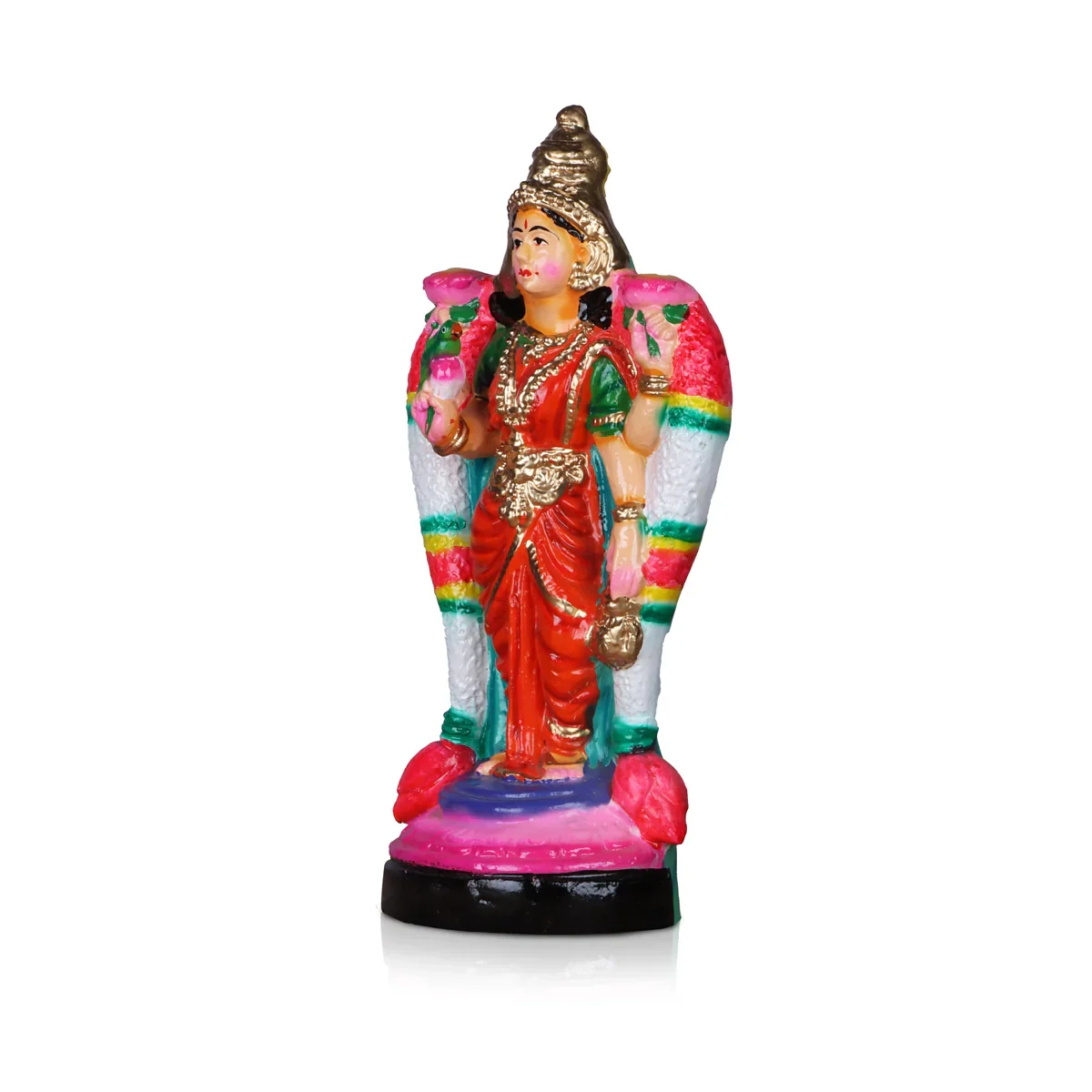 Kasi Vishalakshi Clay Golu Bommai - 16 Inches | Giri Golu Doll/ Navaratri Golu Bomma/Gombe/Bommai - Image 3