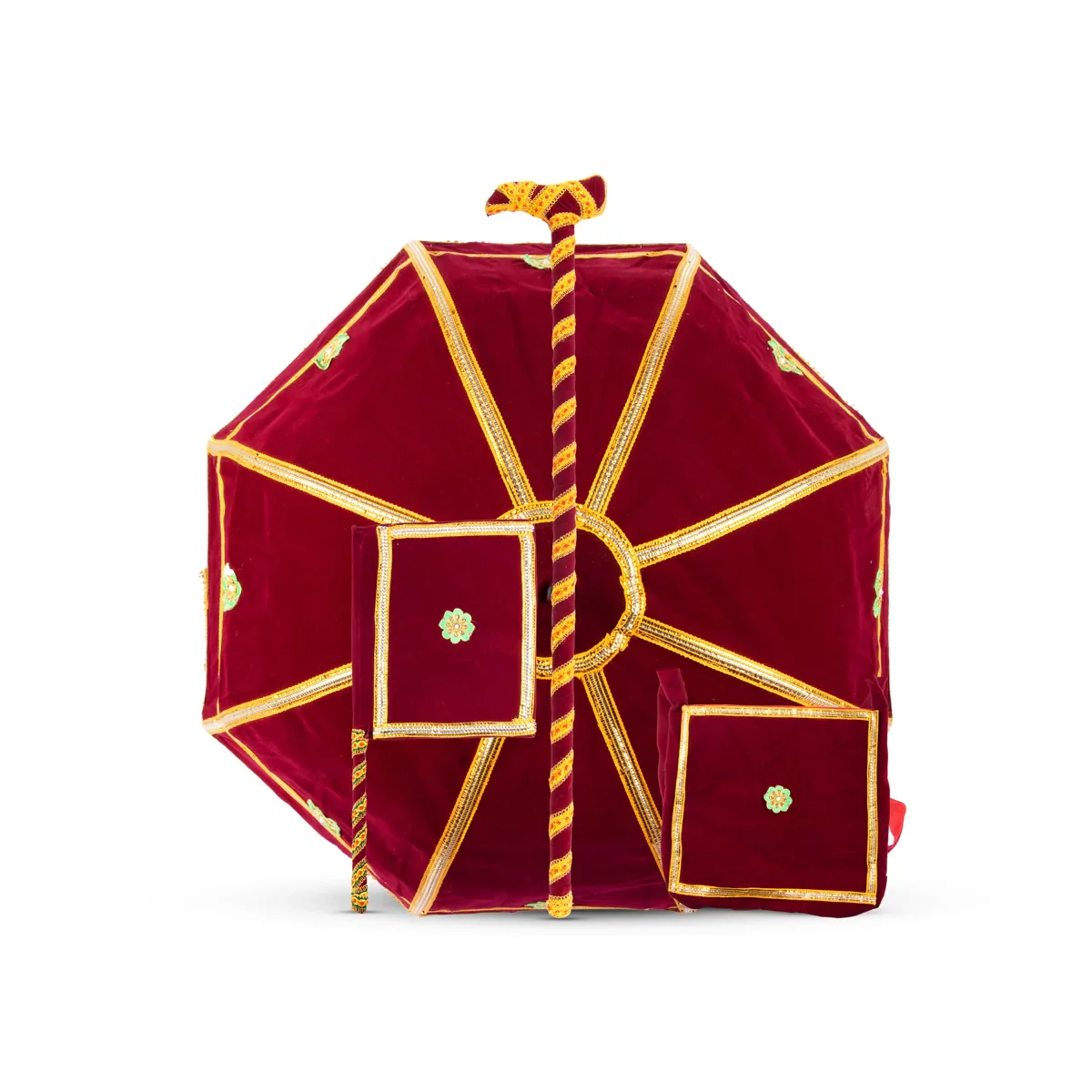 Kasi Yatra Set - 35 Inches | Velvet Kasi Yathirai/ Kashi Yatra Set for Marriage/ Assorted Colour - Image 5