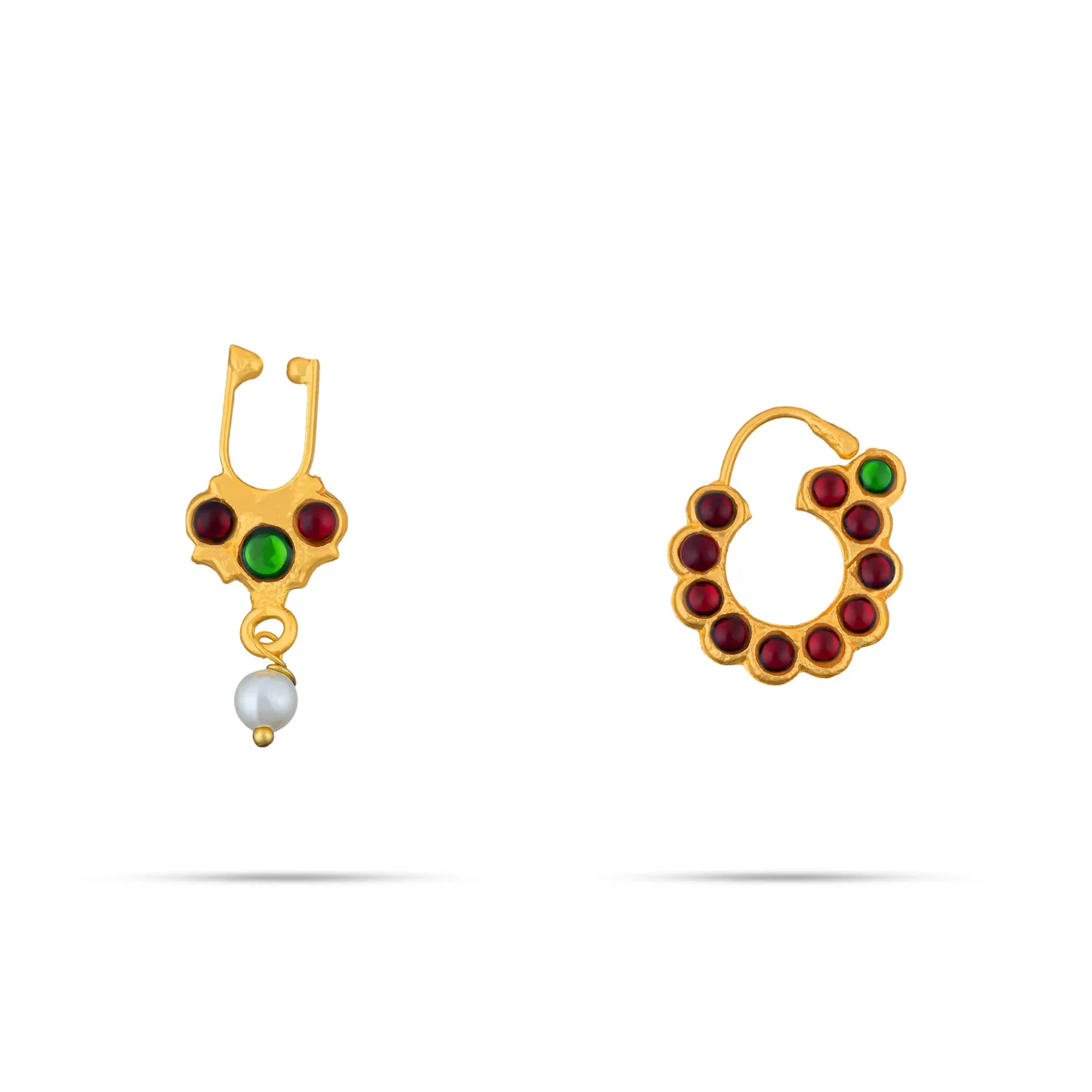 Kemp Bharatanatyam Jewellery Set Without Bangle | Bharatanatyam Ornaments/ Stone Jewellery For Classical Dance - Image 7