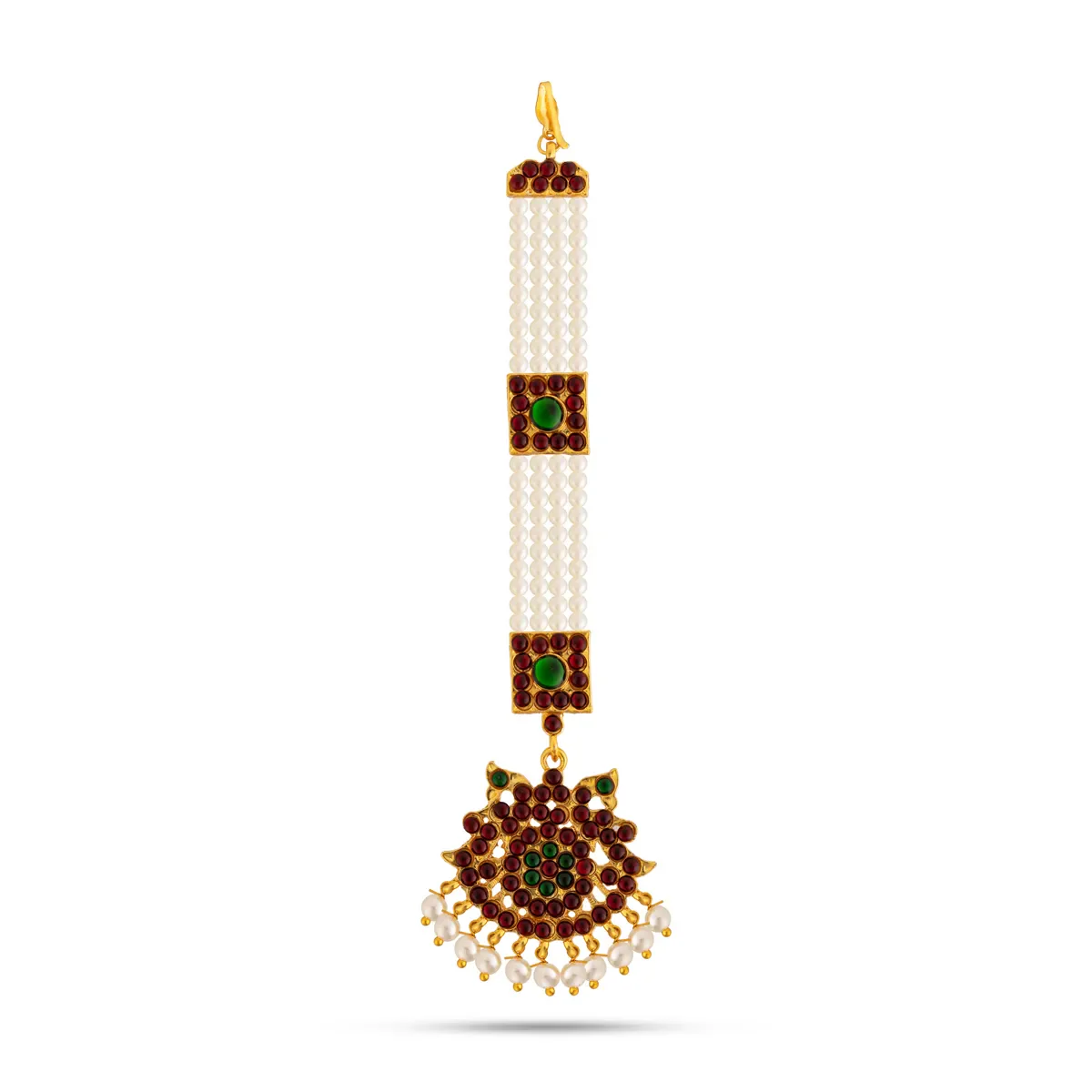 Kemp Chutti - 6.5 Inches | Nethi Chutti/ Tikka Jewellery/ Dance Accessories For Bharatanatyam