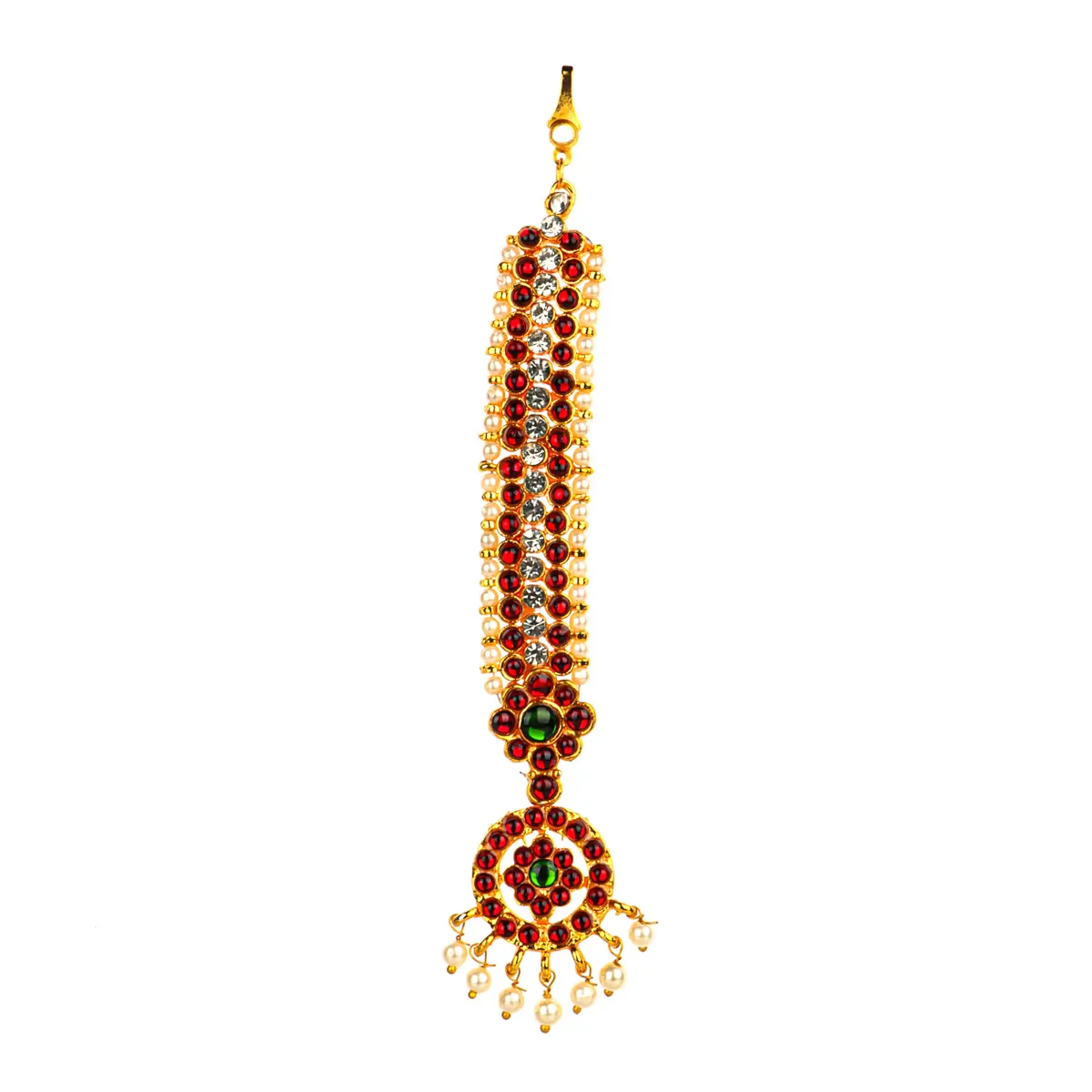 Kemp Chutti - 6.5 Inches | Nethi Chutti/ Tikka Jewellery/ Dance Accessories For Bharatanatyam - Image 4