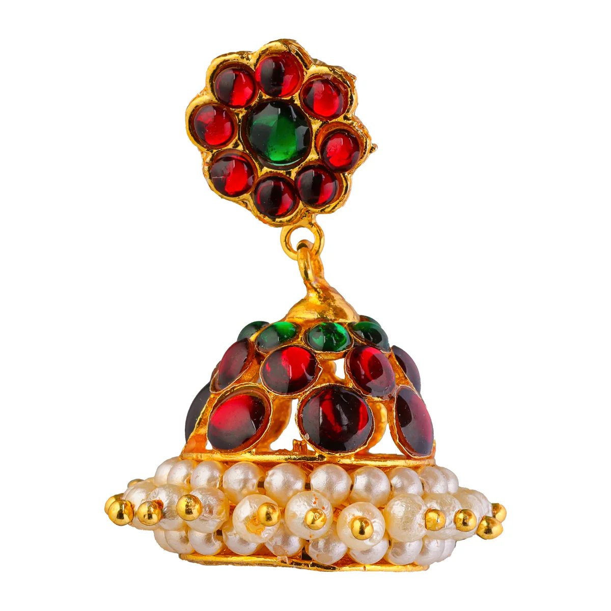 Kemp Dance Jewellery Set | Stone Jewellery/ Bharatanatyam Set for Women - Image 14