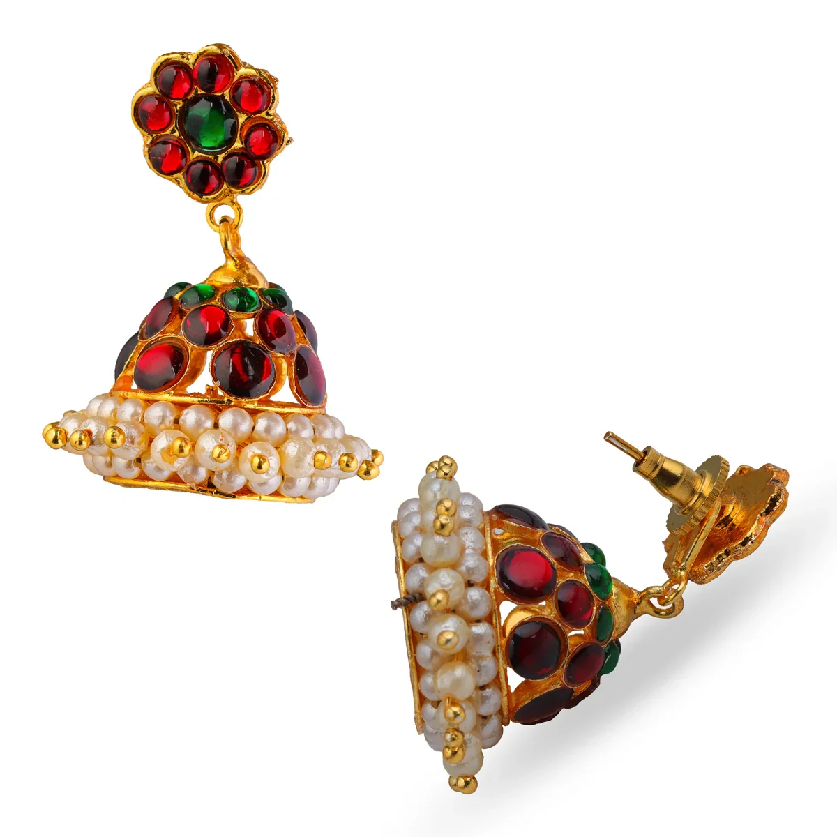 Kemp Dance Jewellery Set | Stone Jewellery/ Bharatanatyam Set for Women - Image 8