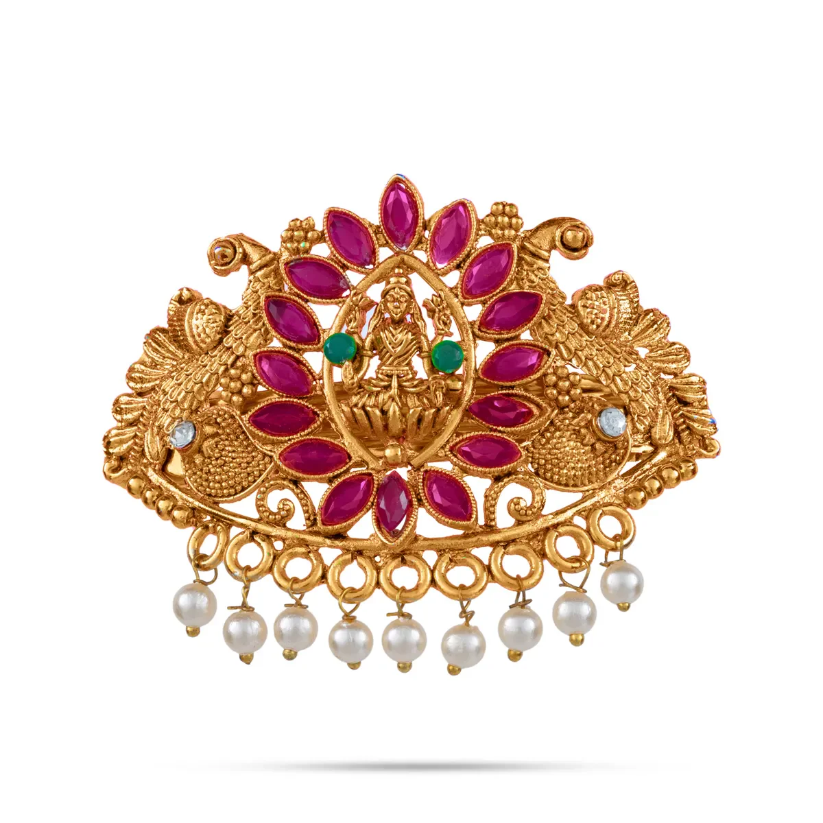 Kemp Hair Clip | Artificial Hair Clip/ Mahalakshmi Design Hair Accessory for Hair Styling/ Assorted Designs - Image 3