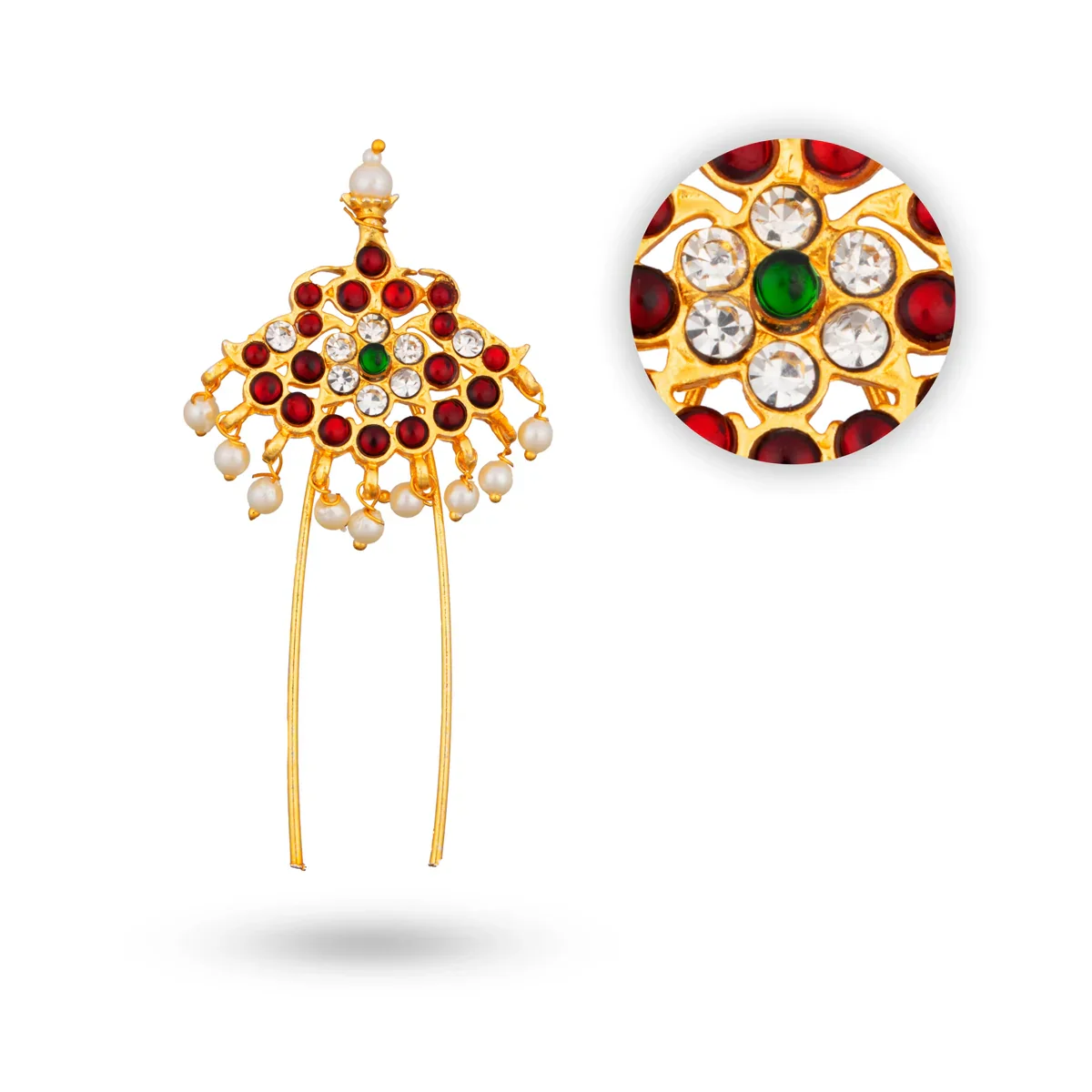 Kemp Jada Billa - 3.5 x 2.25 Inches | Kemp Jada Pin/ Hair Accessory for Women - Image 3