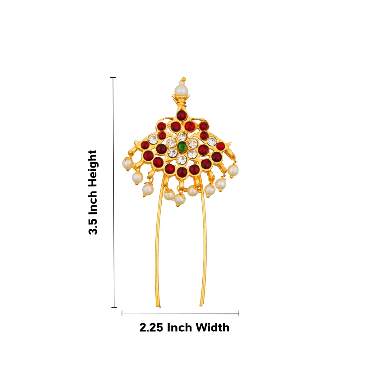 Kemp Jada Billa - 3.5 x 2.25 Inches | Kemp Jada Pin/ Hair Accessory for Women - Image 6