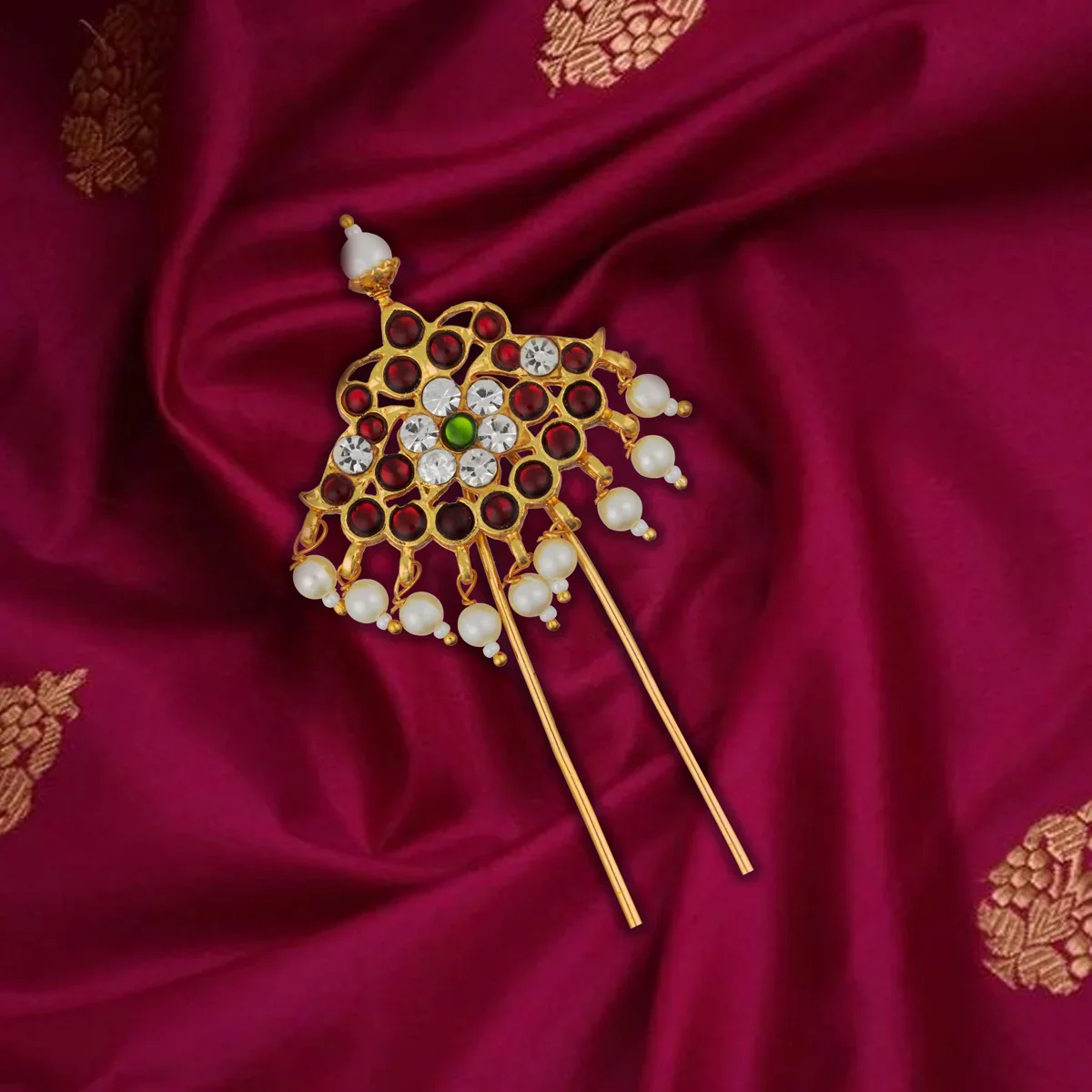 Kemp Jada Billa - 3.5 x 2.25 Inches | Kemp Jada Pin/ Hair Accessory for Women - Image 7