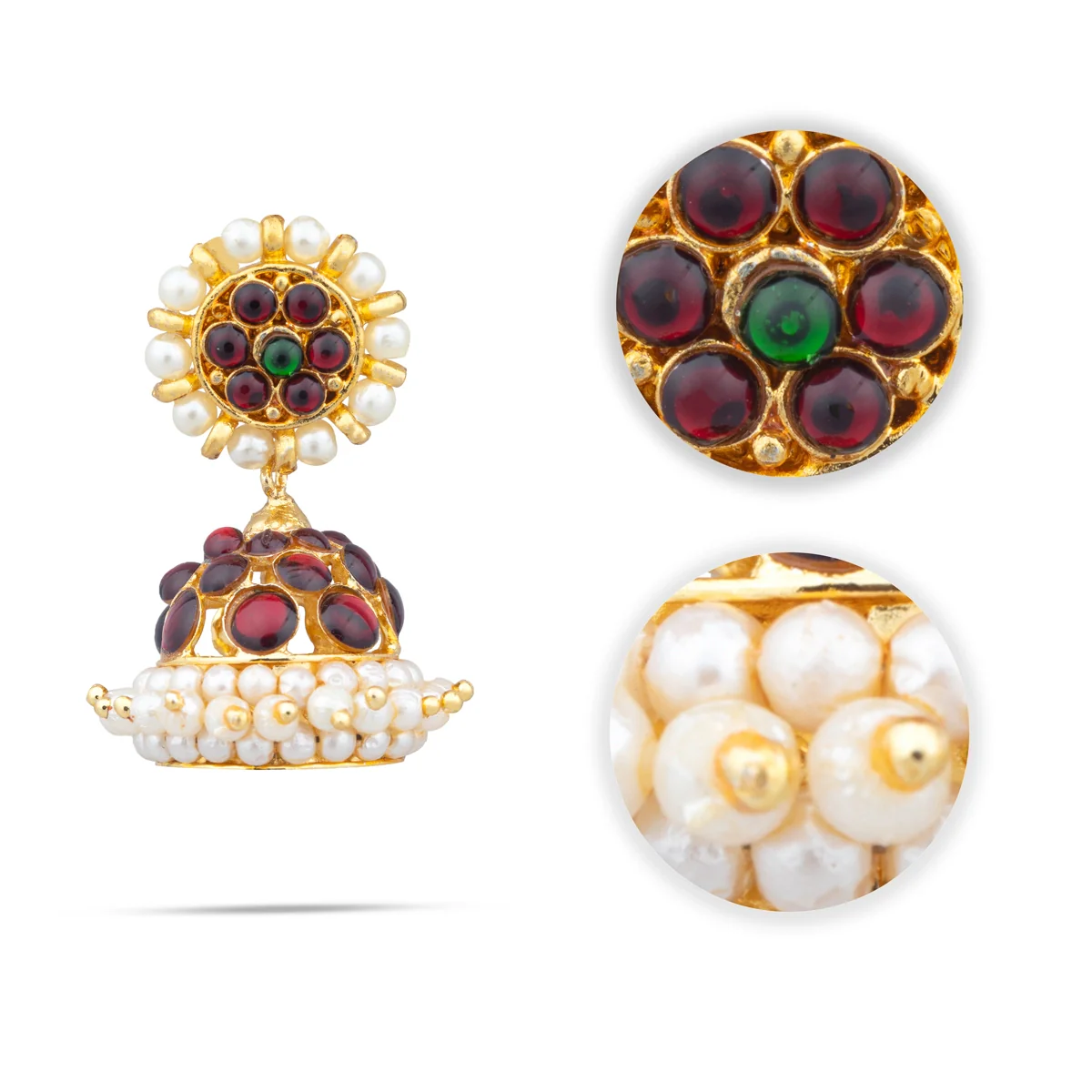 Kemp Jumka | Stone Earring/ Stone Jewellery for Women - Image 2