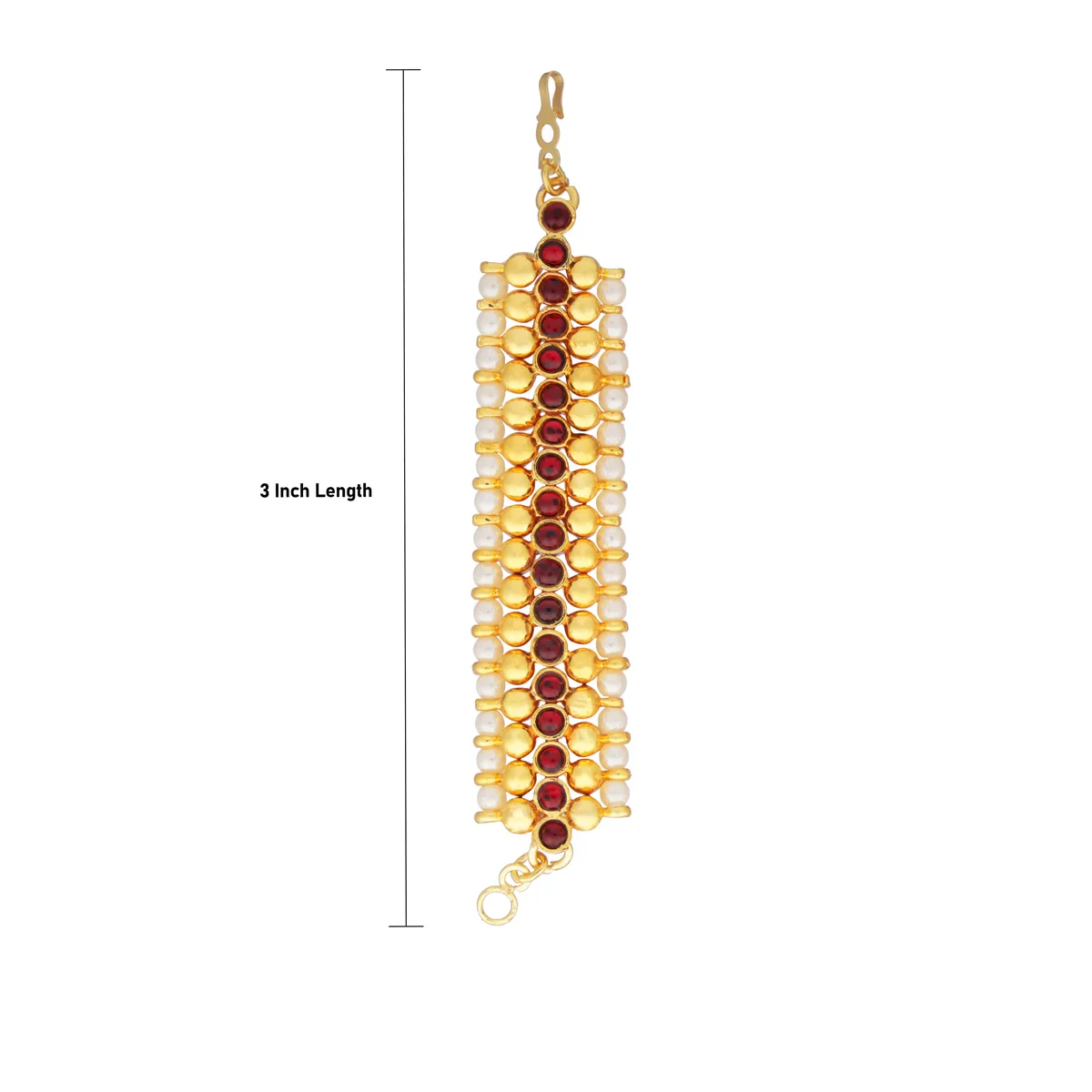 Kemp Mattal - 3 Inches | Kemp Stone Jewellery for Women - Image 3