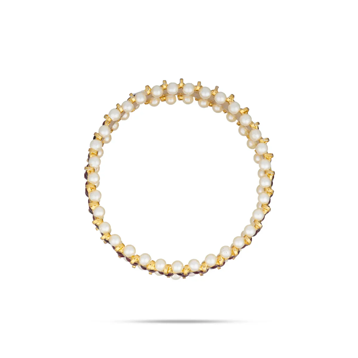 Kemp Stone Bangle Pair - 2.5 Inches | Kemp Stone Jewellery/ Kemp Stone Kada for Women - Image 3