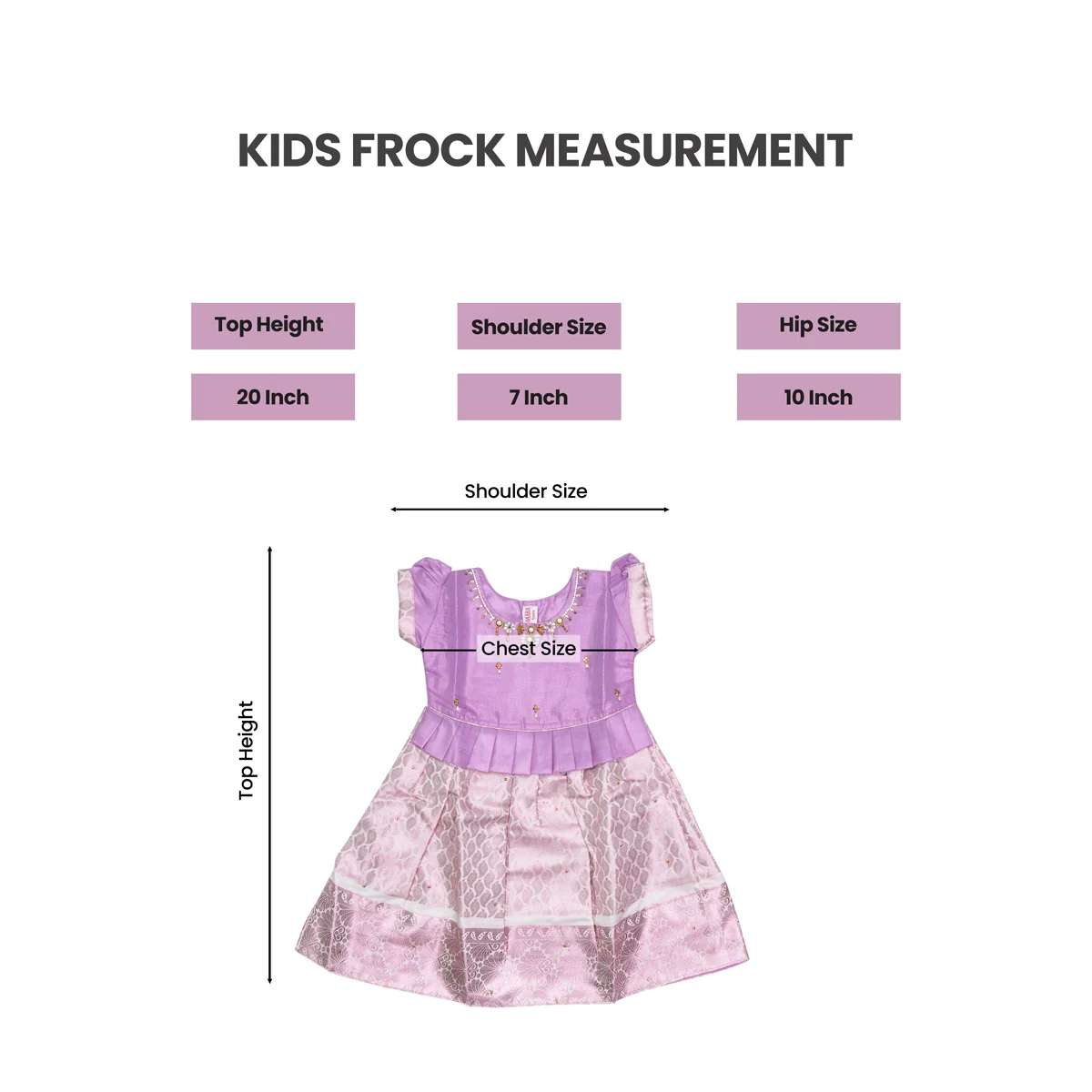 Kerala Cotton Frock Dress - Size 1 Year | Readymade Dress/ Gown Dress For Baby Girls/ Assorted Colour&Design - Image 5