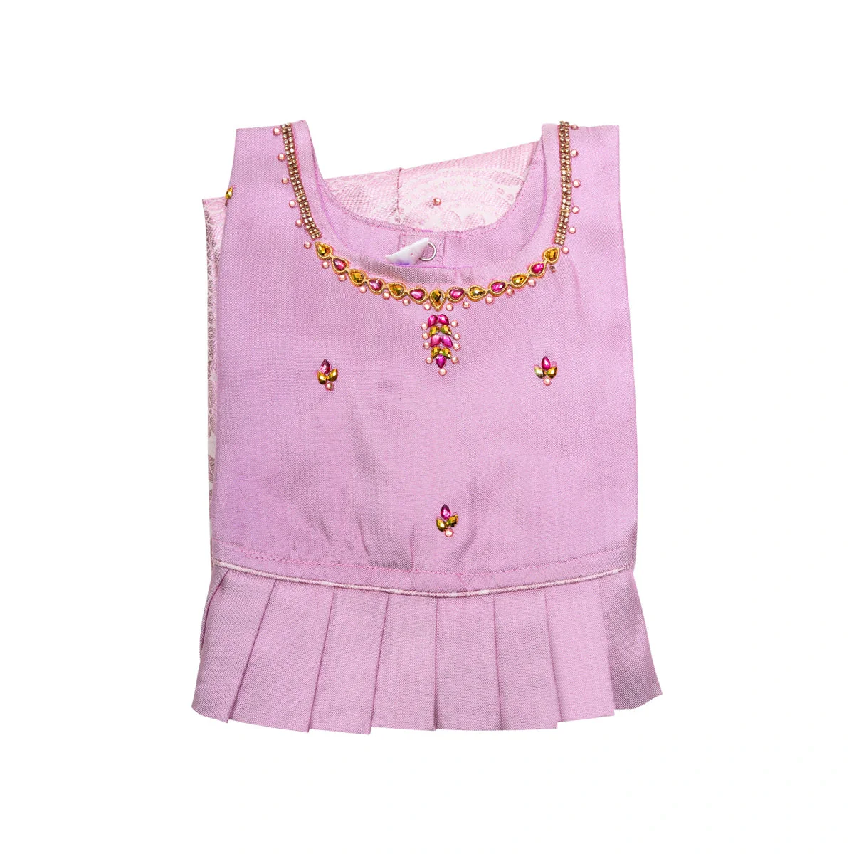 Kerala Cotton Frock Dress - Size 2 Year | Readymade Dress/ Gown Dress/ Ethnic Wear For Baby Girls - Image 3