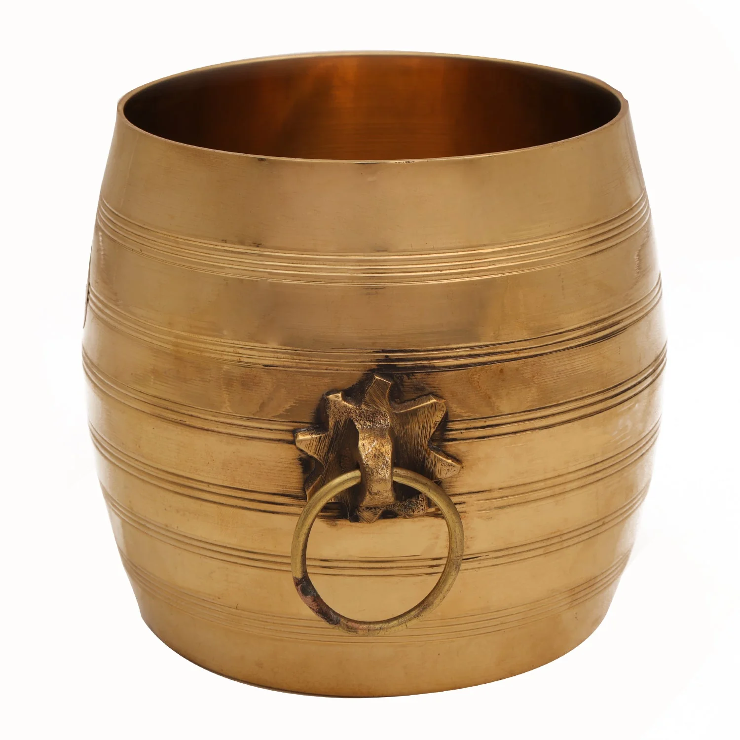 Kerala Nirapara - 4 x 5 Inches | Brass Para/ Brass Padi for Pooja - Image 2