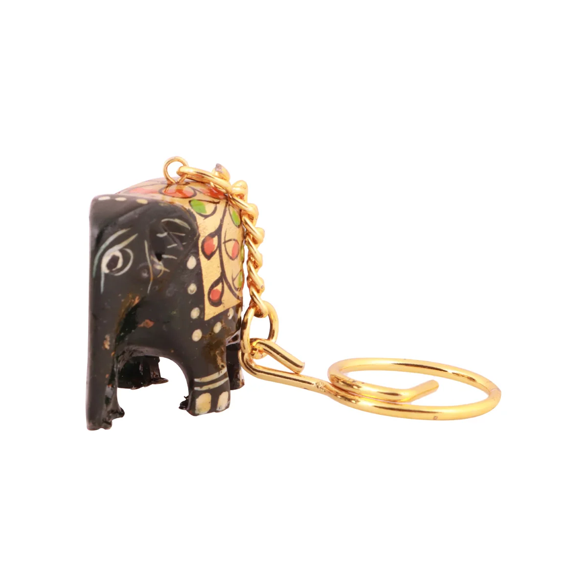 Key Chain - 1.25 x 2 Inches | Wooden Key Ring Holder/ Assorted Design - Image 3