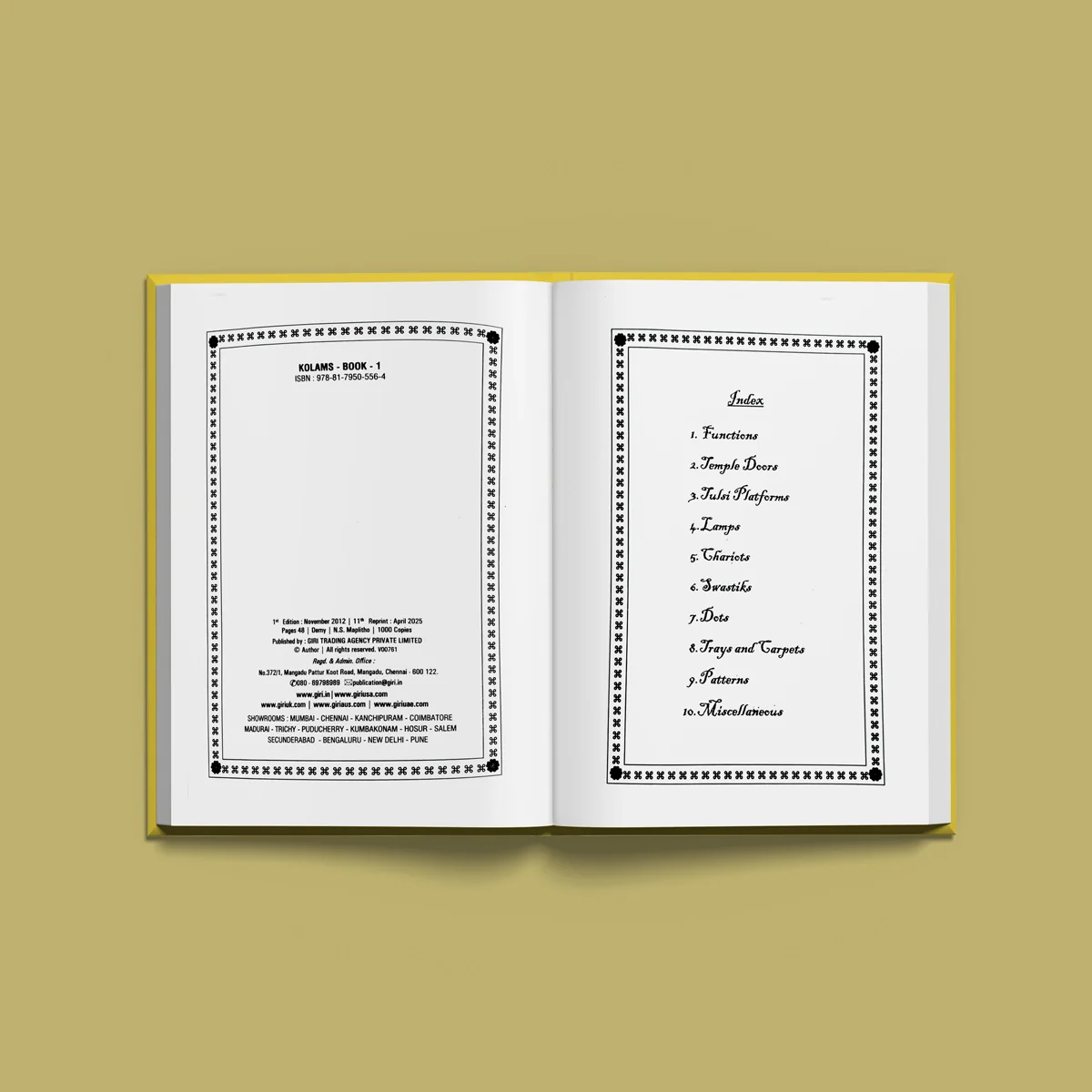 Kolams Book - Part 1 | English Edition/ by Mis Lalitha Kalyax/ Kolam Designs Book - Image 4