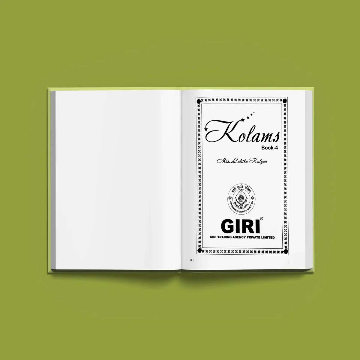 Kolams Book - Part 4 | English Edition/ by Mis Lalitha Kalyax/ Kolam Designs Book - Image 3