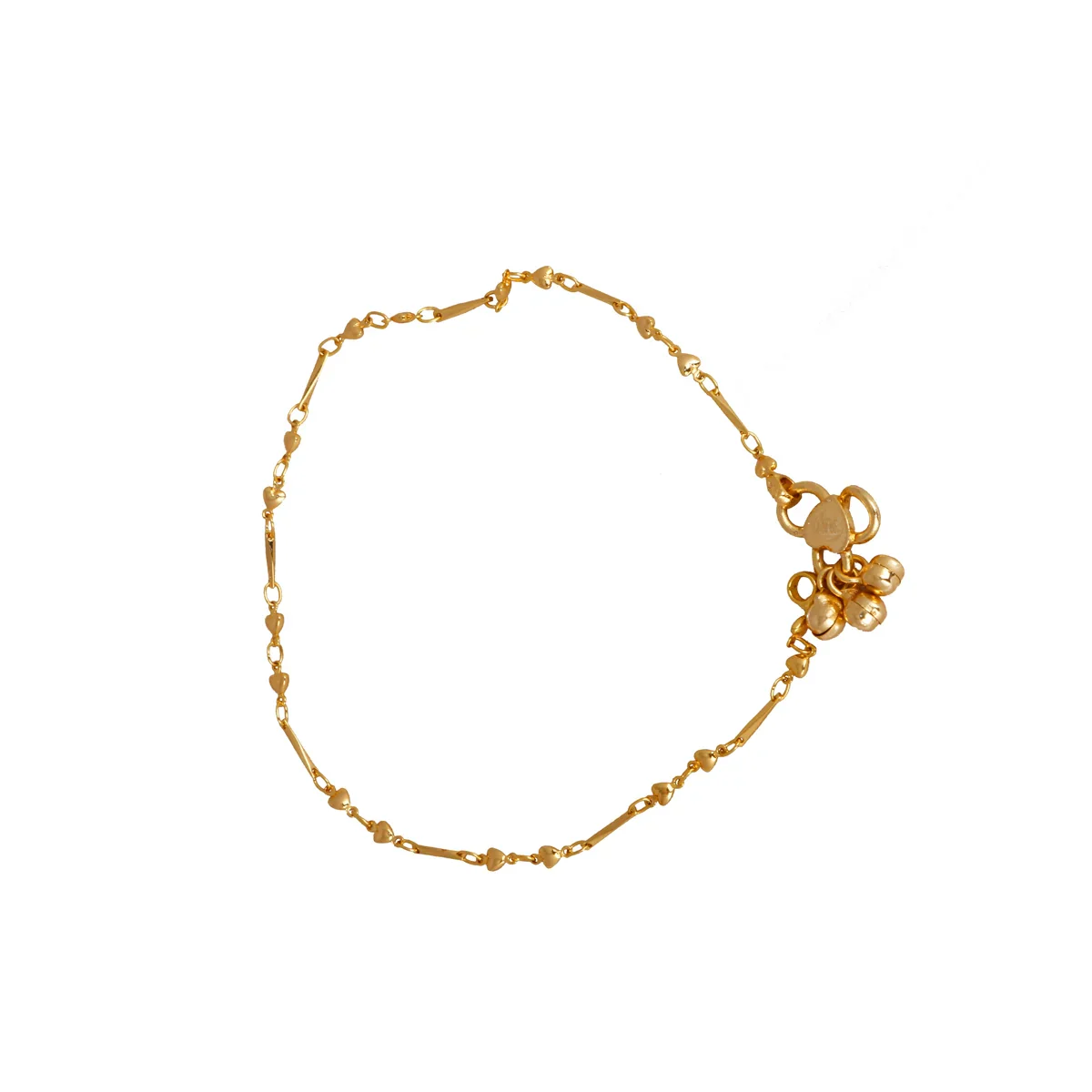 Kolusu - 11.5 Inches | Anklet/ Gold Polish Anklet/ Silver Polish Anklet/ Anklet for Women